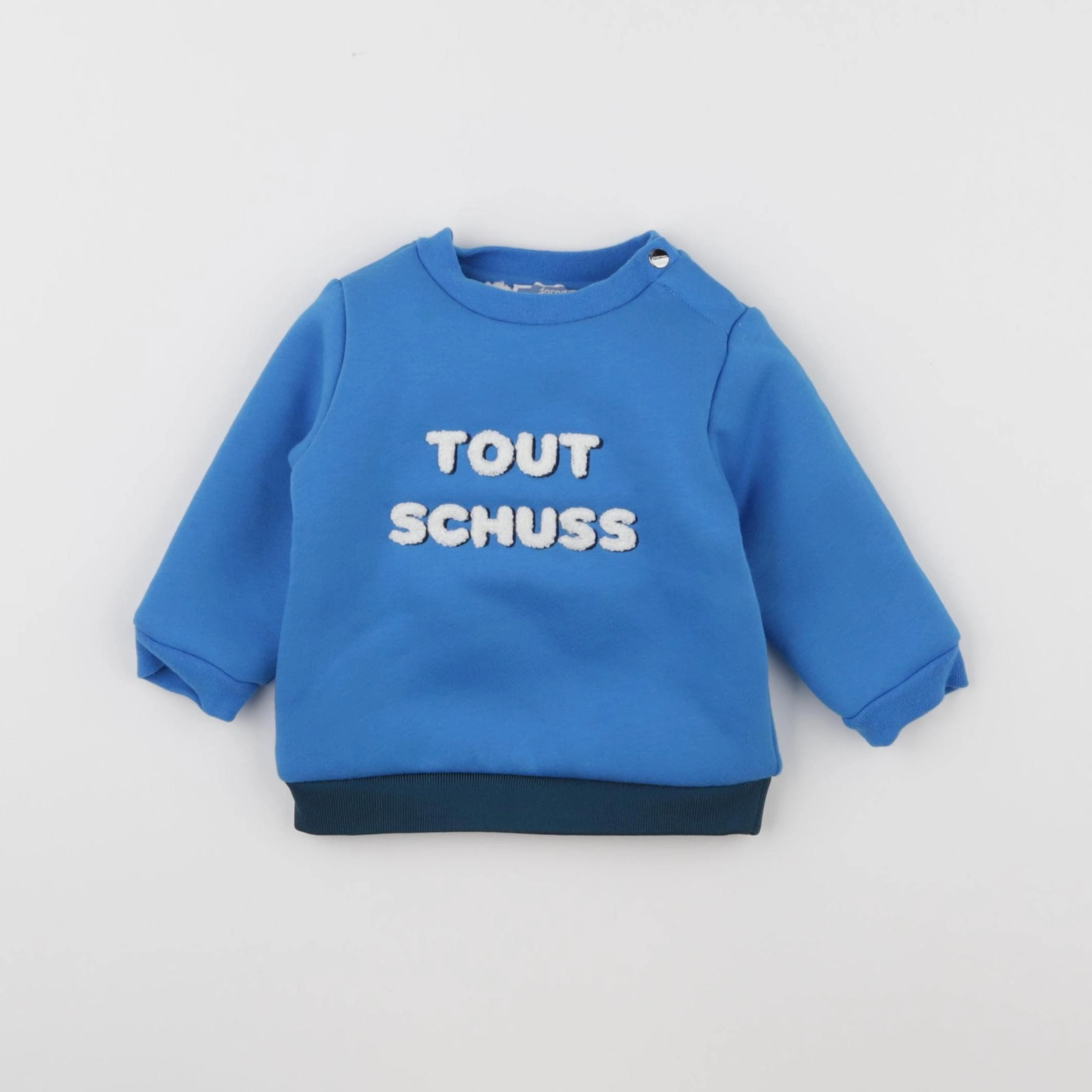 Jacadi - sweat bleu - 6 mois