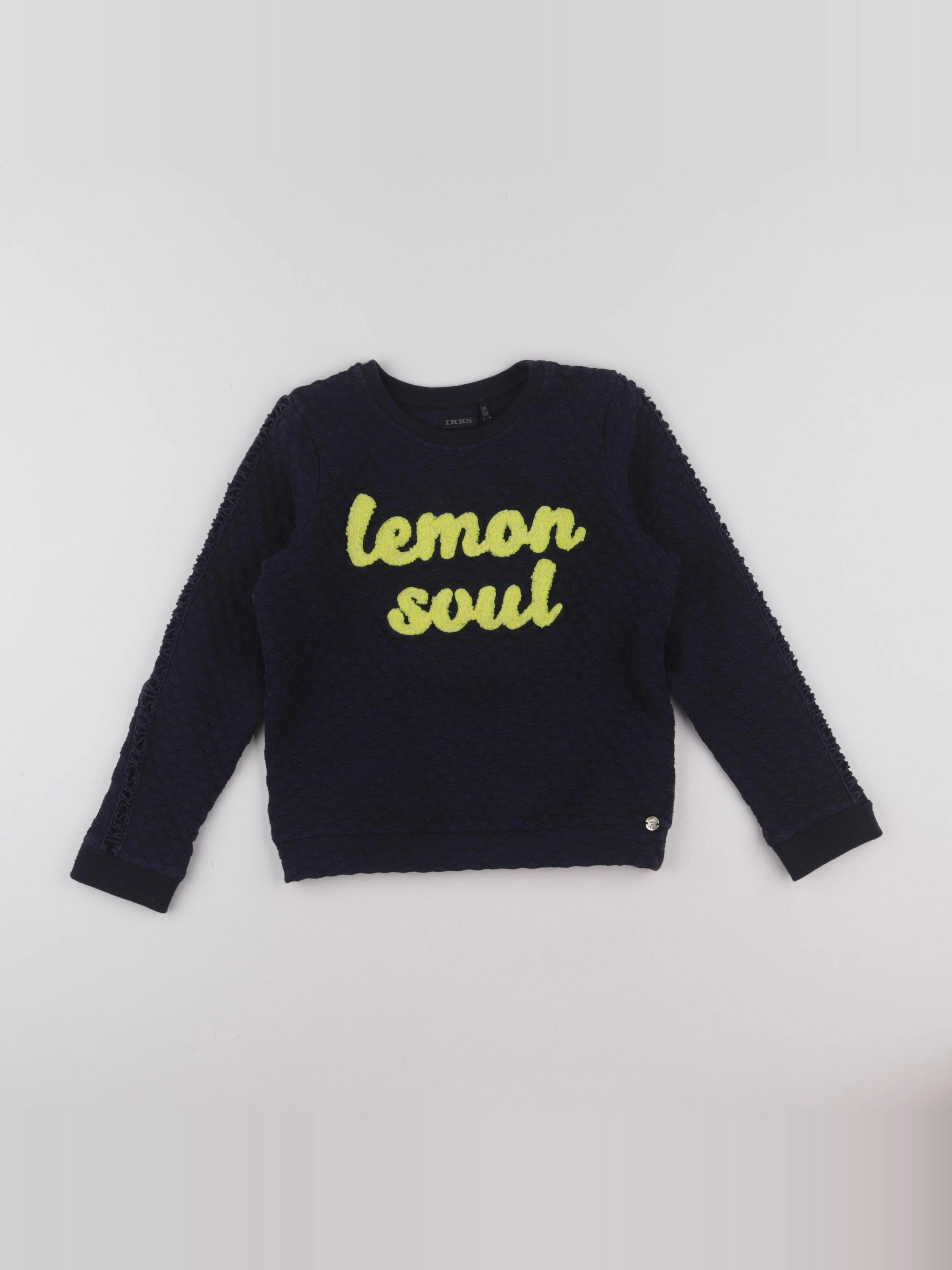 IKKS - sweat bleu - 8 ans