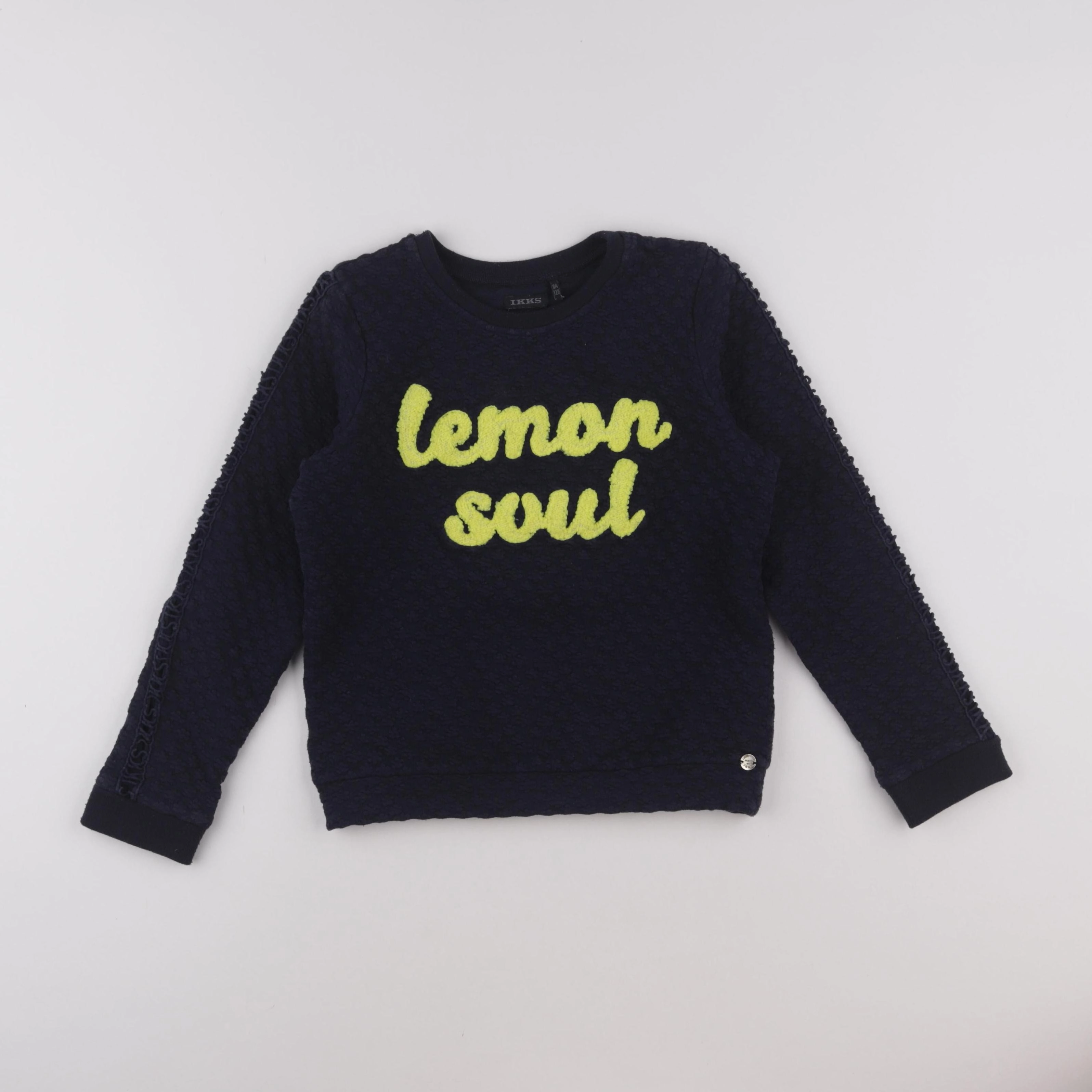 IKKS - sweat bleu - 8 ans