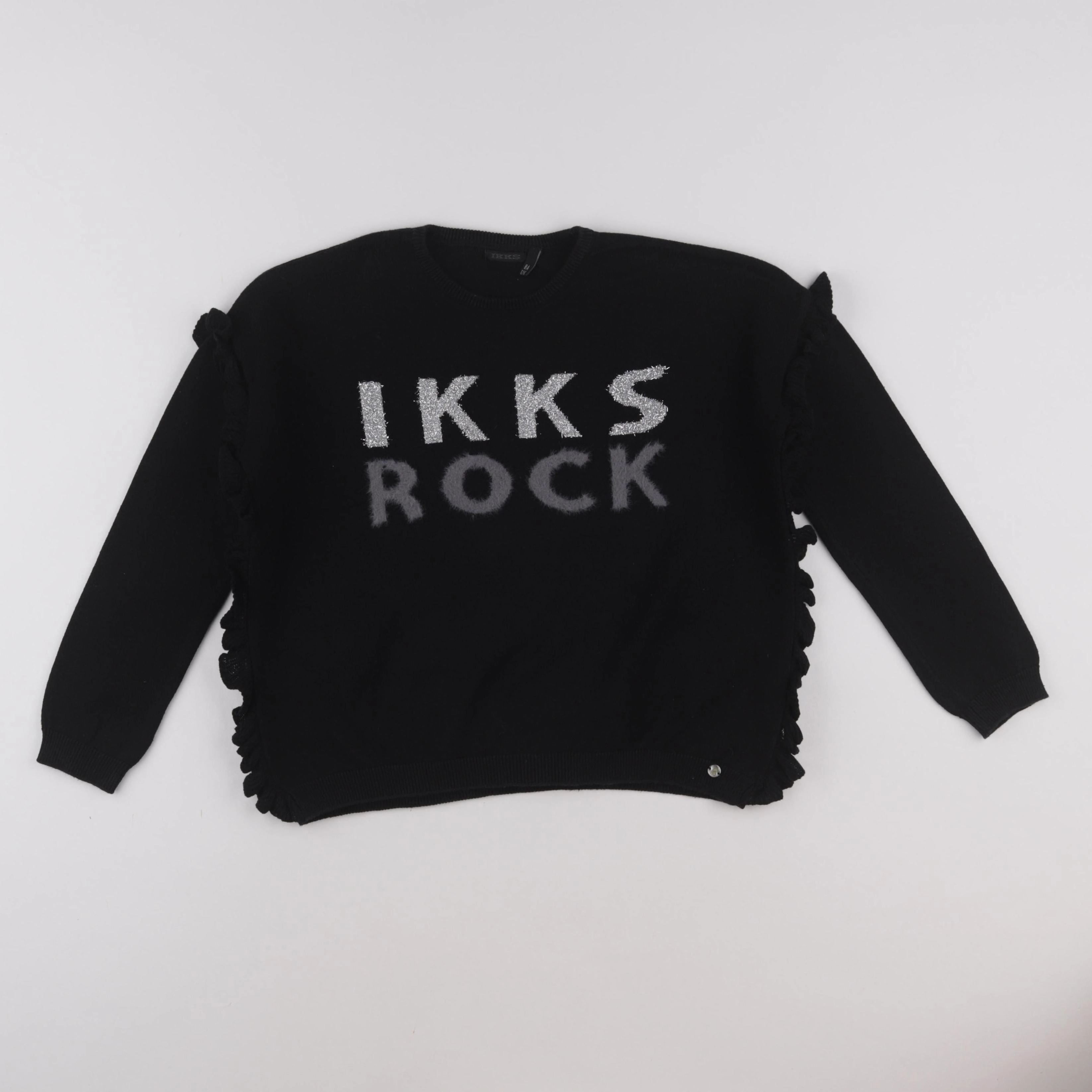 IKKS - pull noir - 8 ans