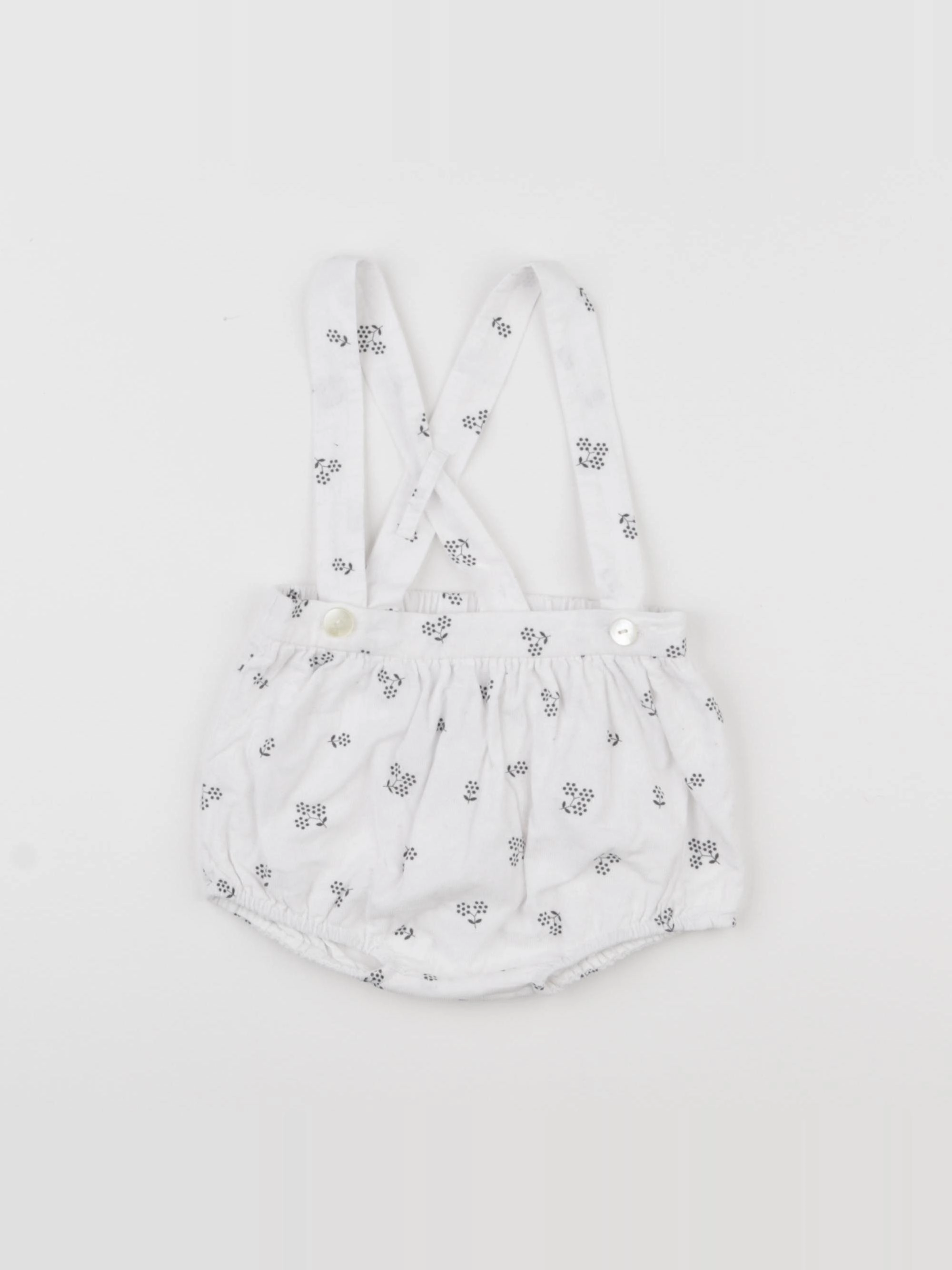 Jacadi - bloomer blanc - 12 mois