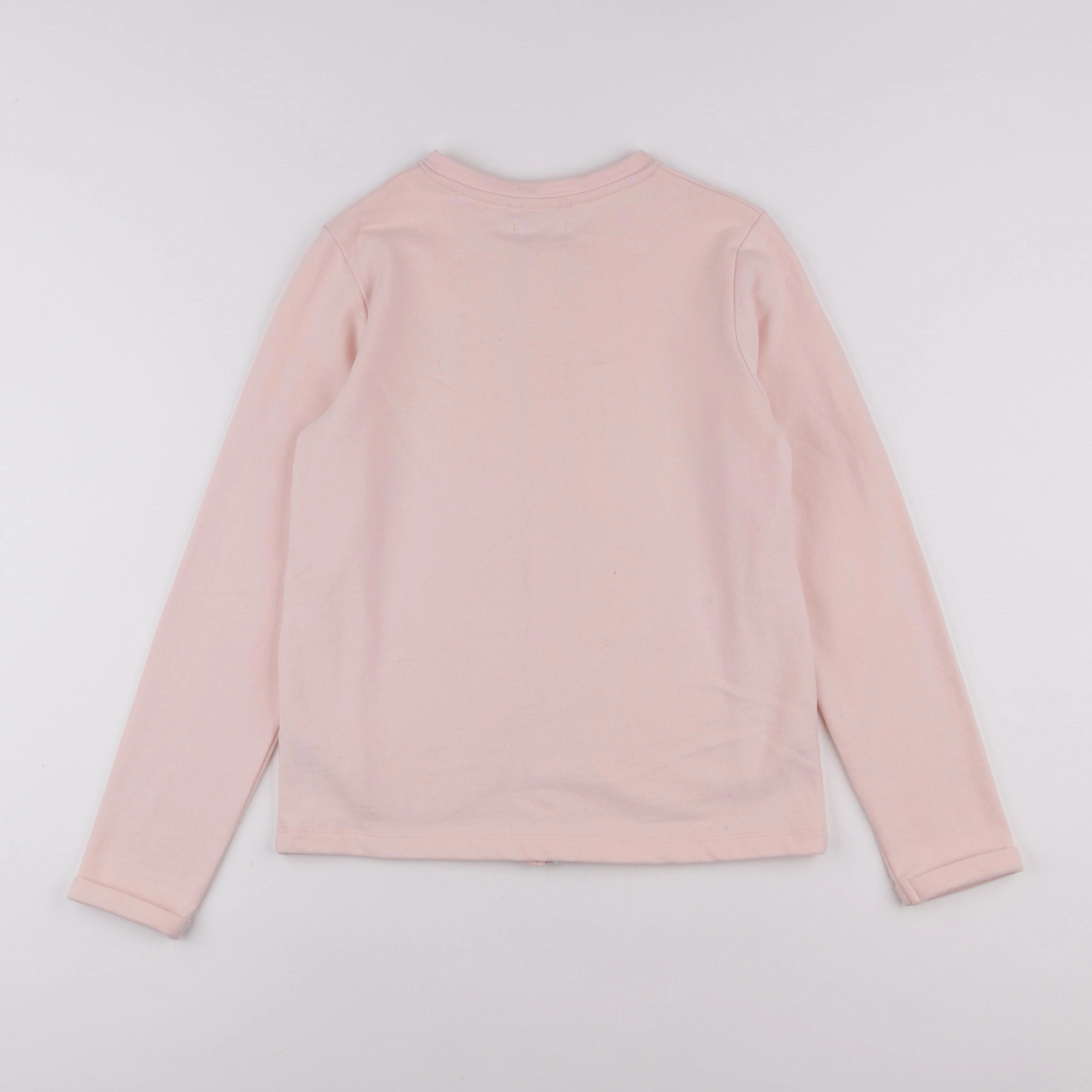 Vertbaudet - sweat rose - 12 ans