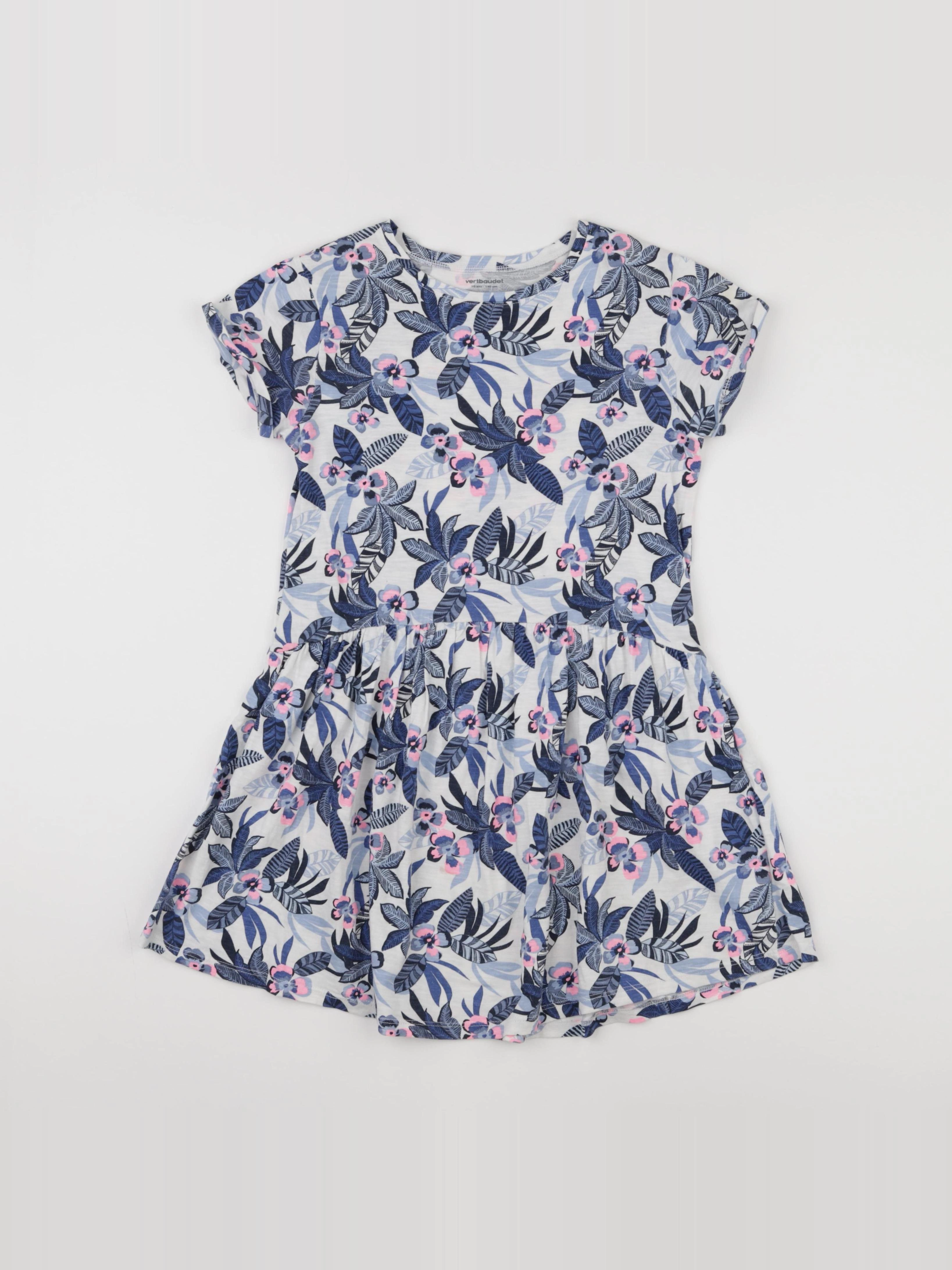 Vertbaudet - robe multicolore - 10 ans
