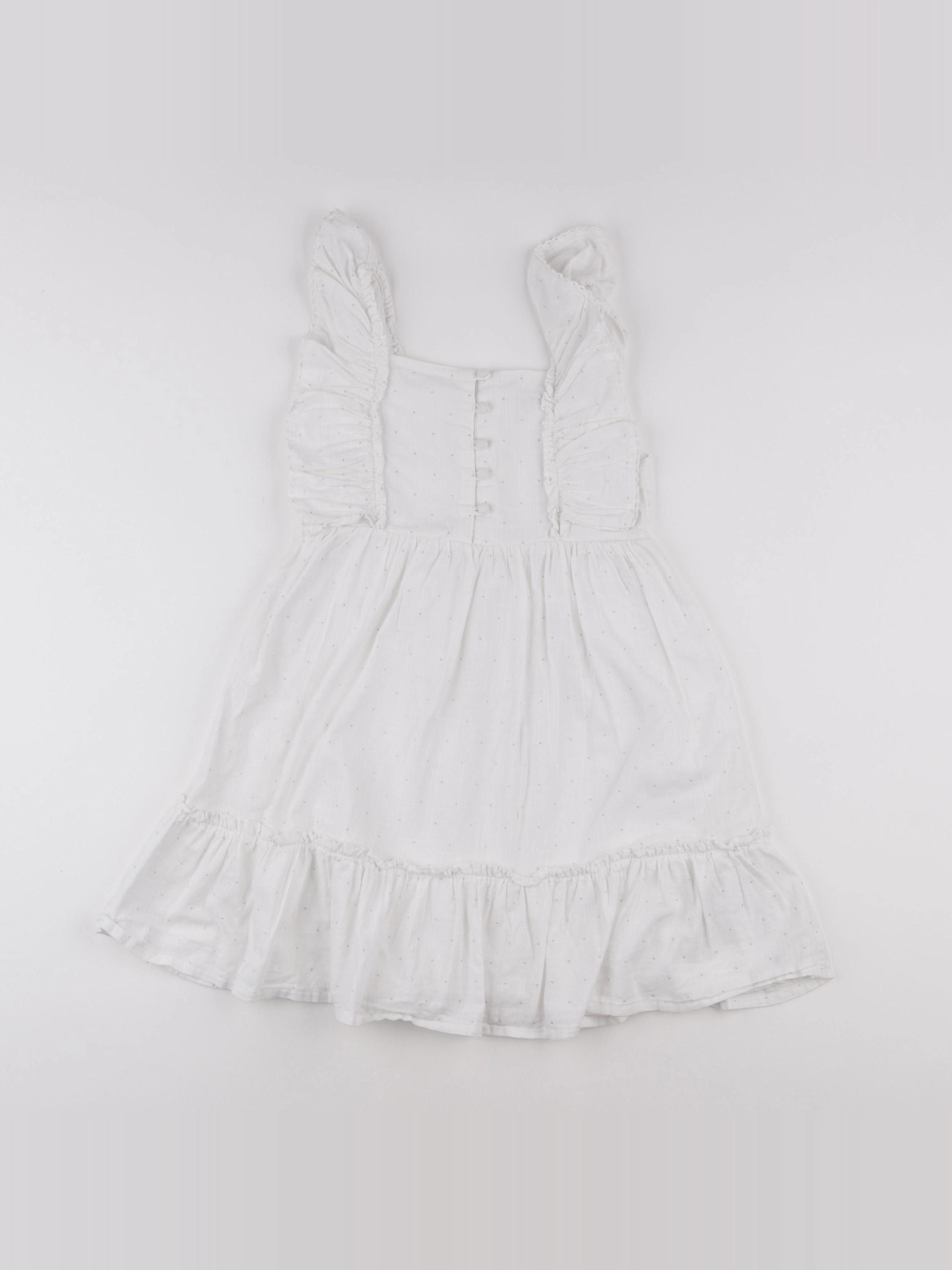 Vertbaudet - robe blanc - 9 ans