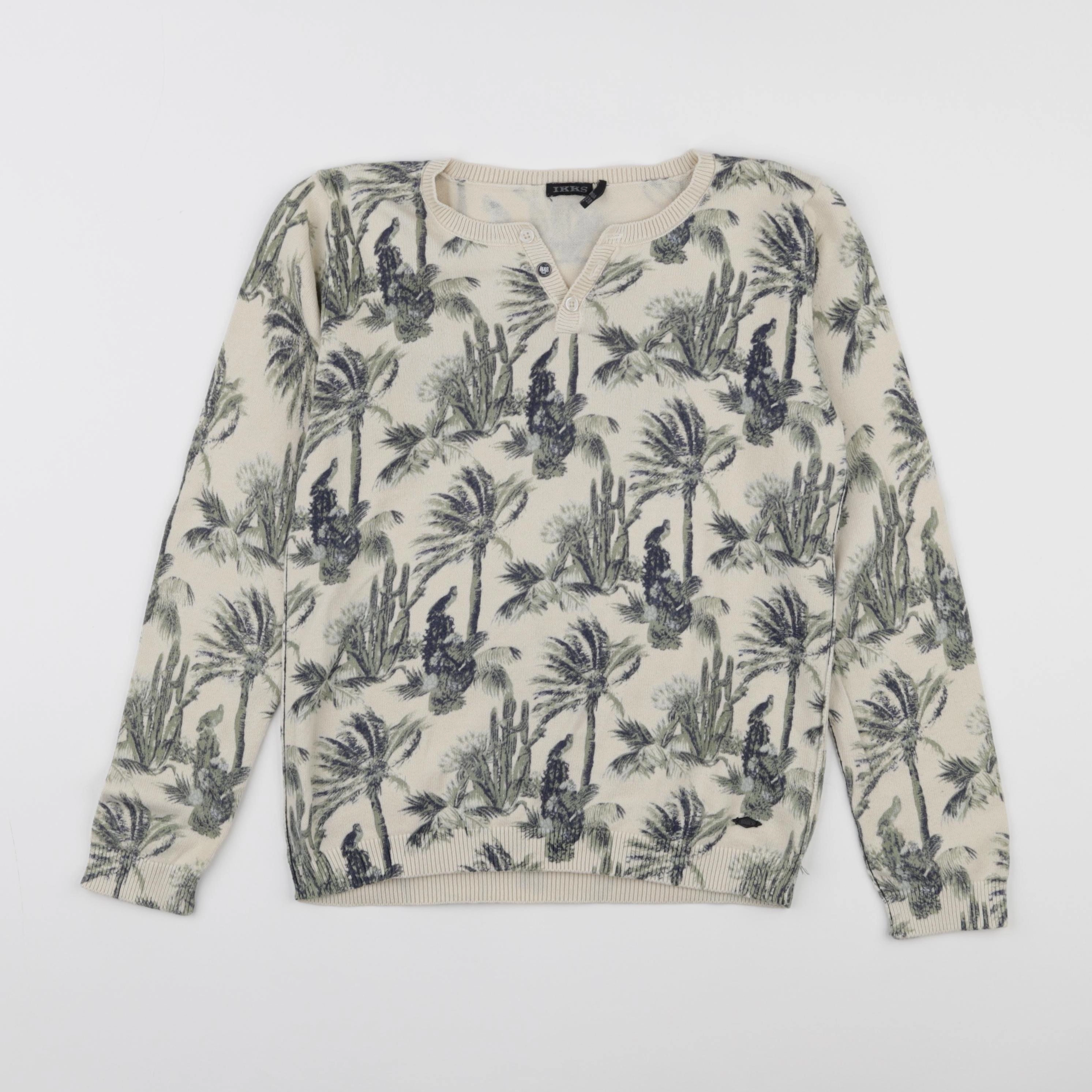 IKKS - pull vert - 10 ans