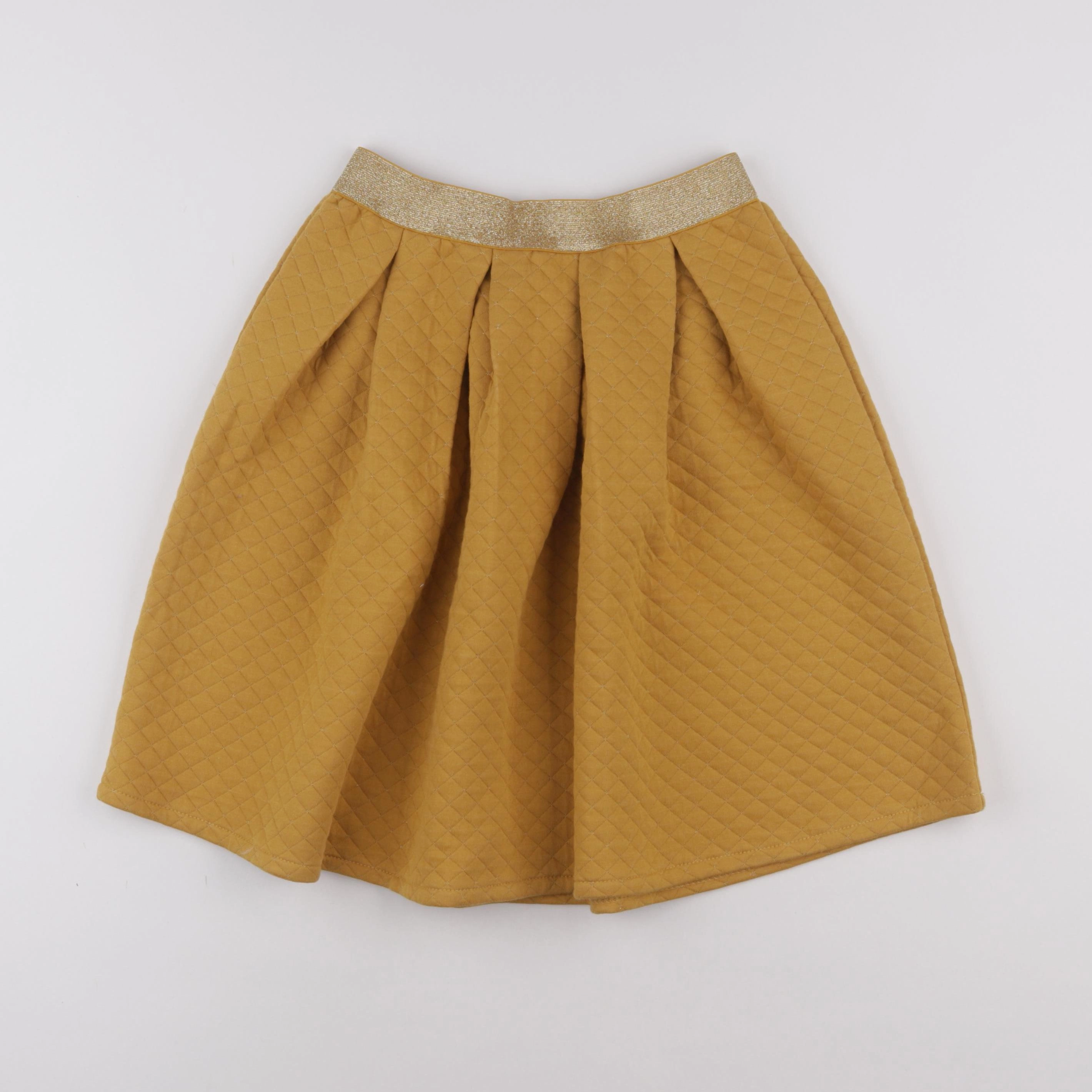 Vertbaudet - jupe jaune, or - 14 ans