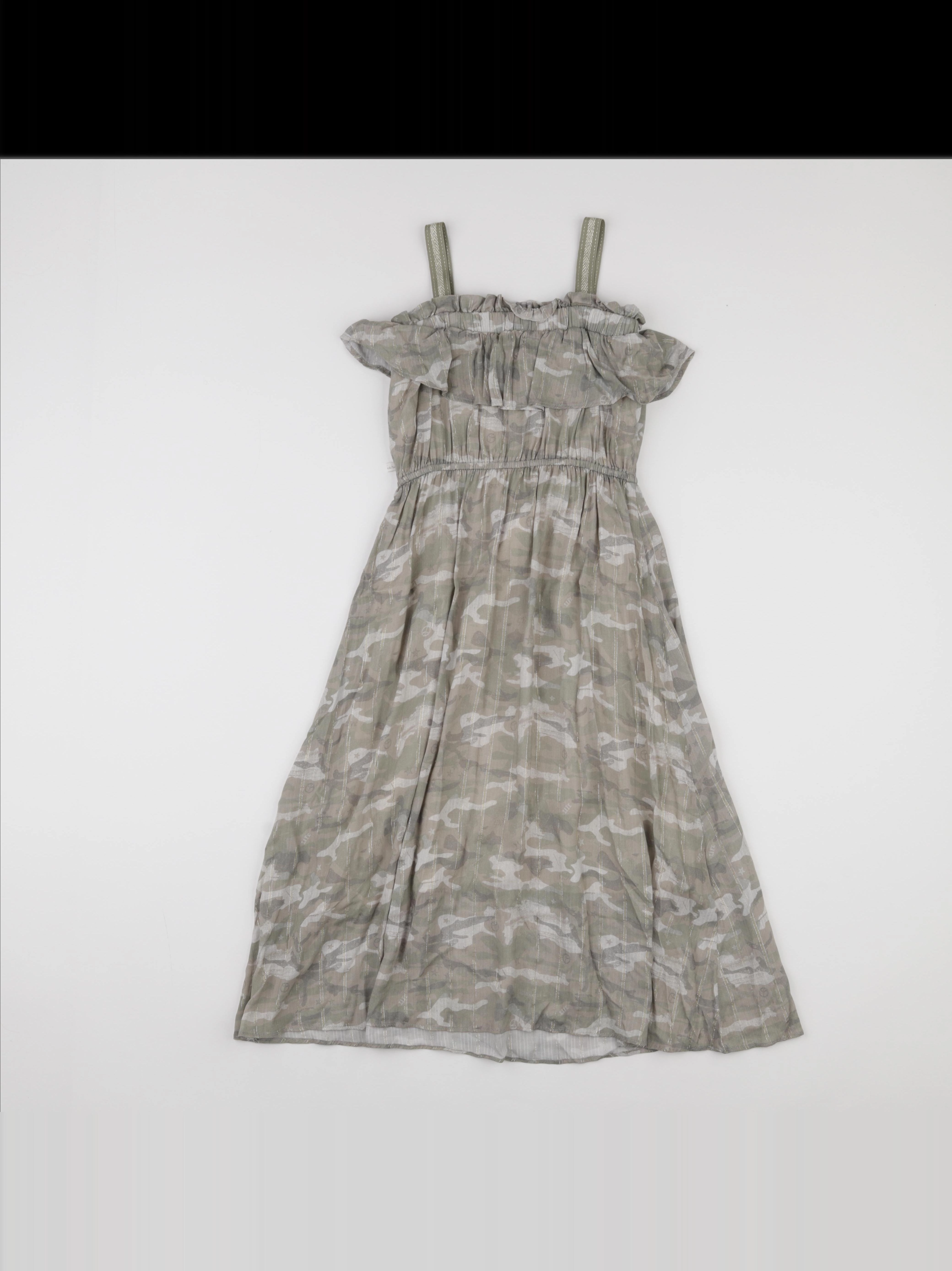 IKKS - robe vert - 8 ans