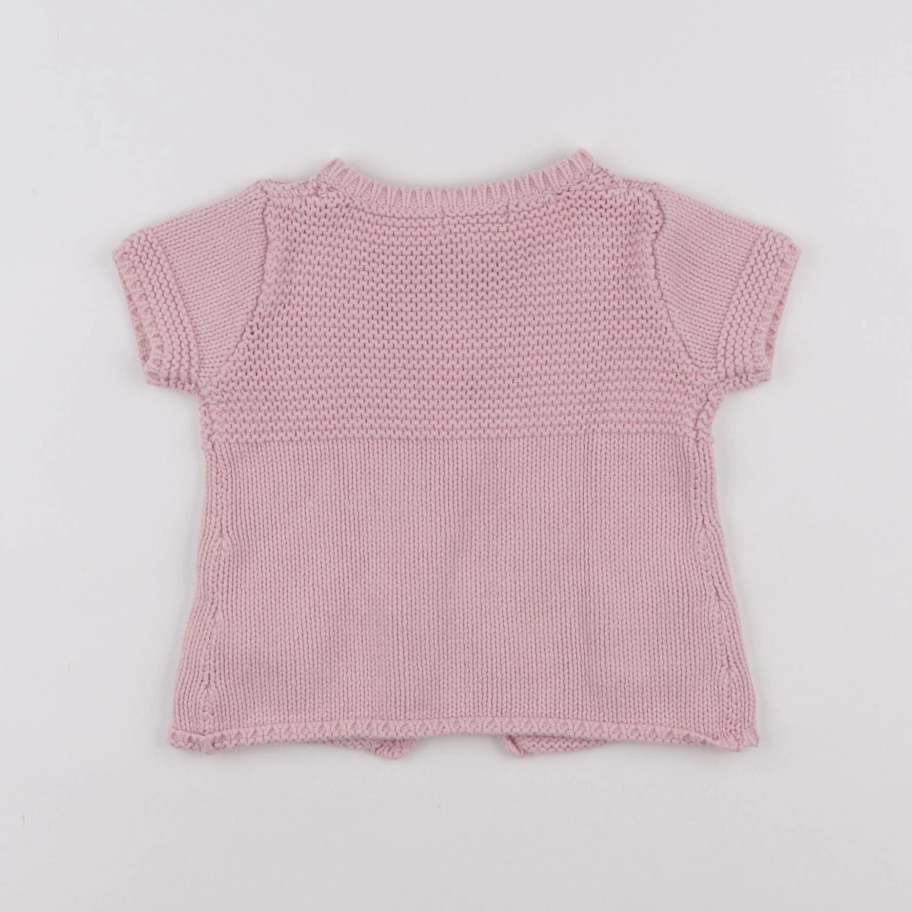 Vertbaudet - gilet rose - 18 mois