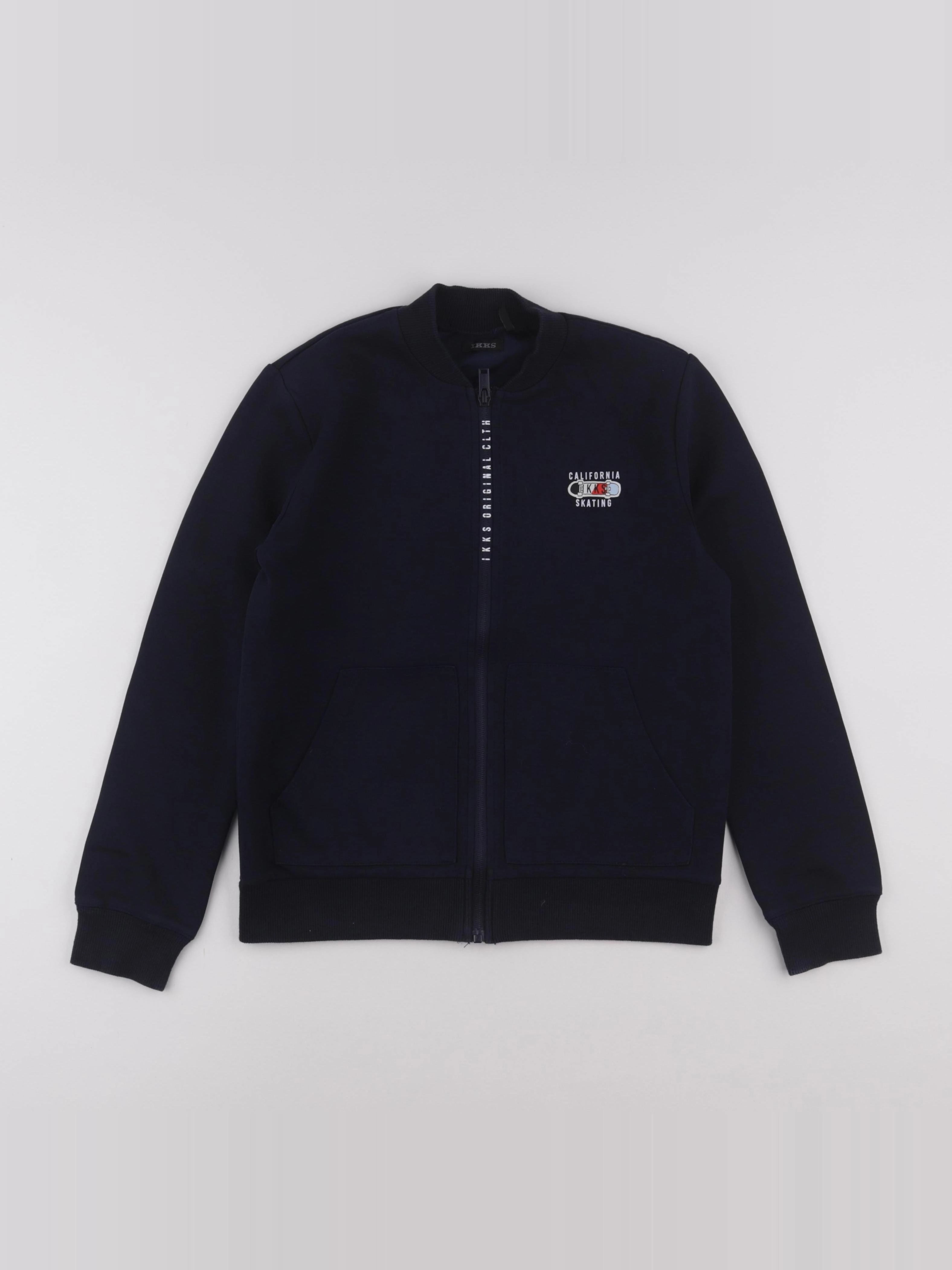 IKKS - sweat imprimé au dos bleu - 12 ans