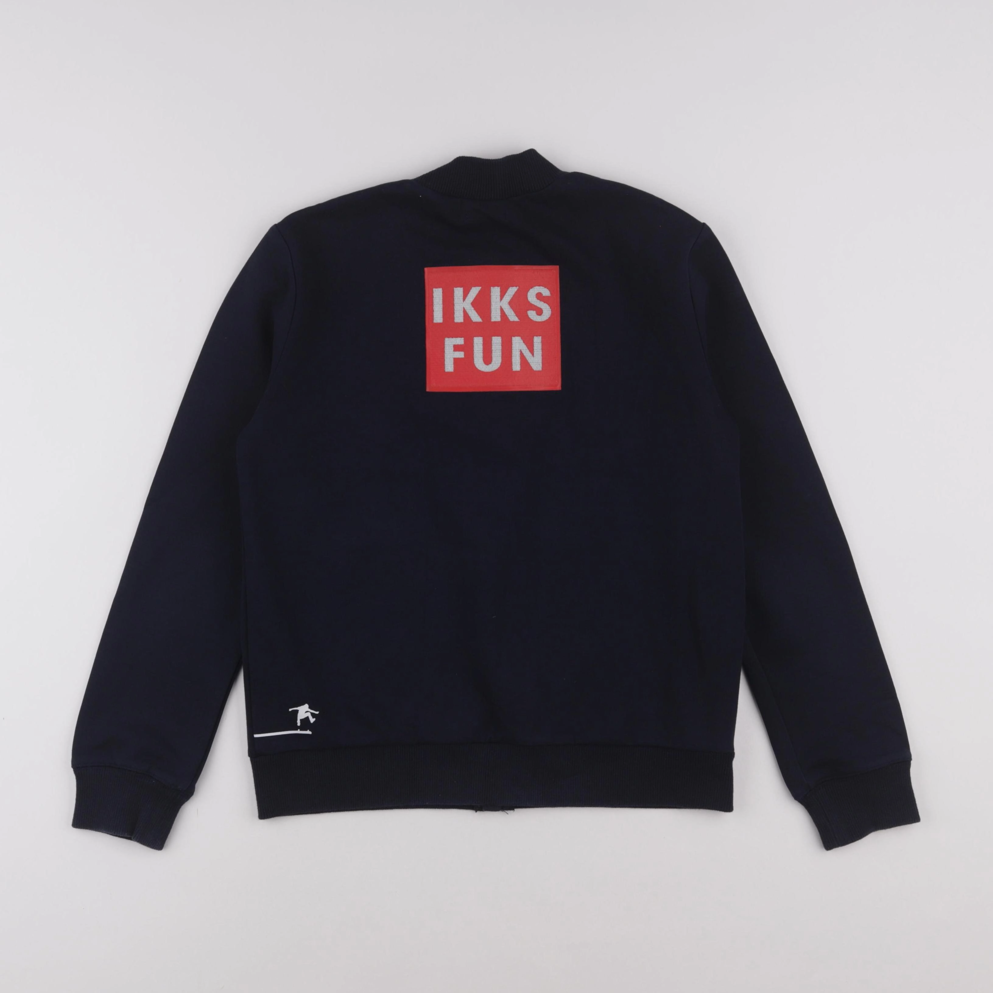IKKS - sweat imprimé au dos bleu - 12 ans