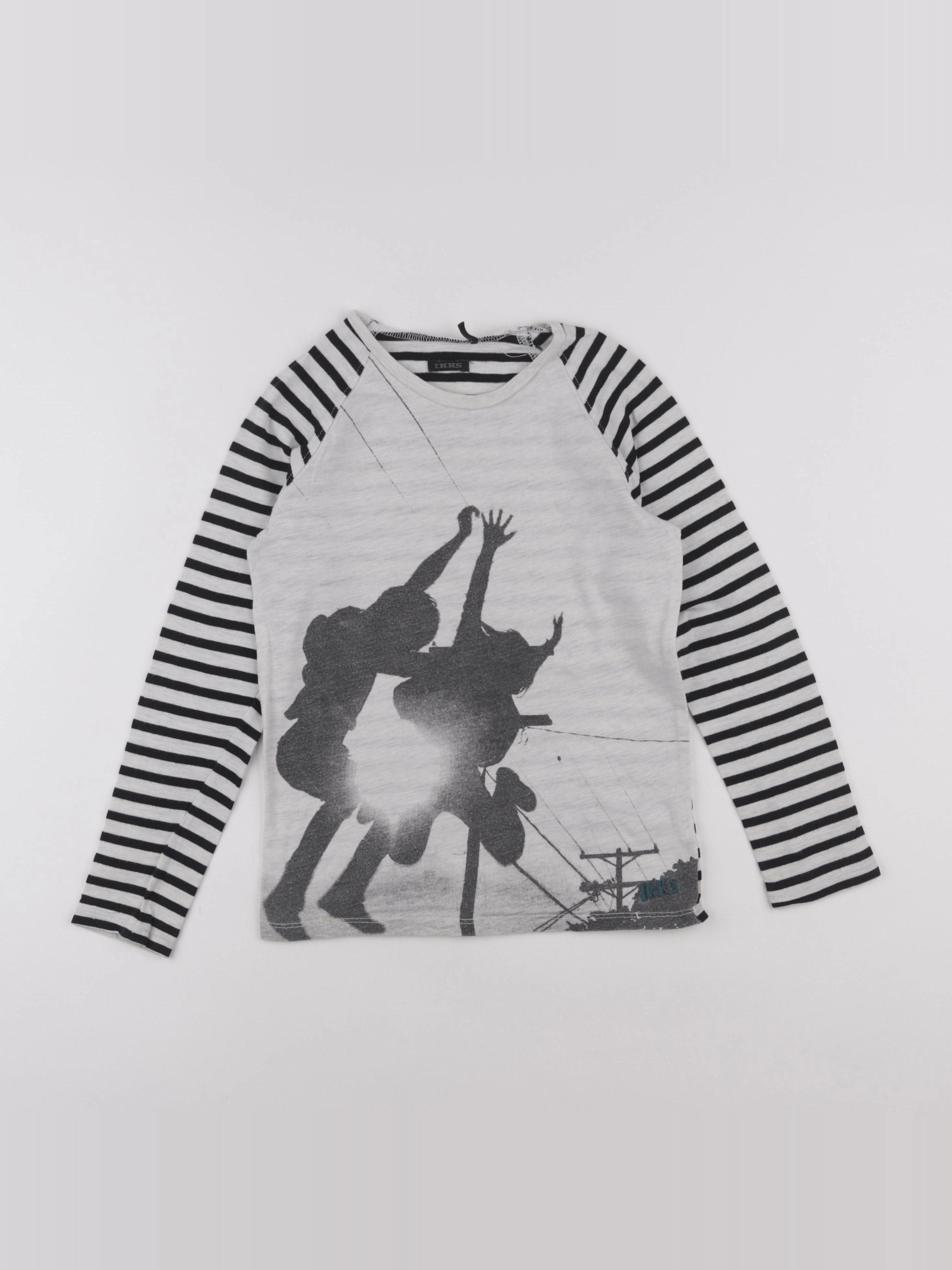 IKKS - tee-shirt multicolore - 9 ans
