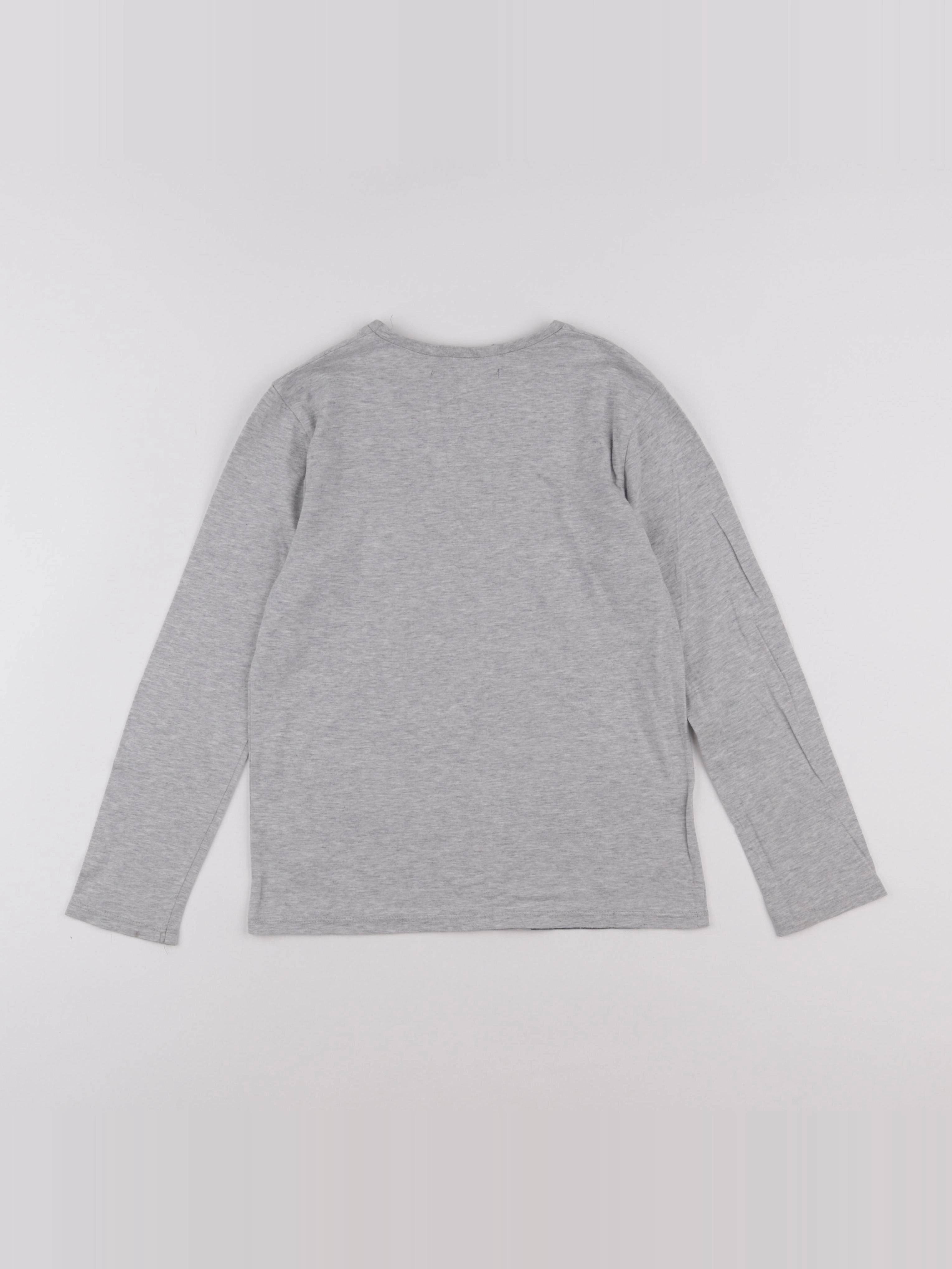 IKKS - tee-shirt gris - 8 ans