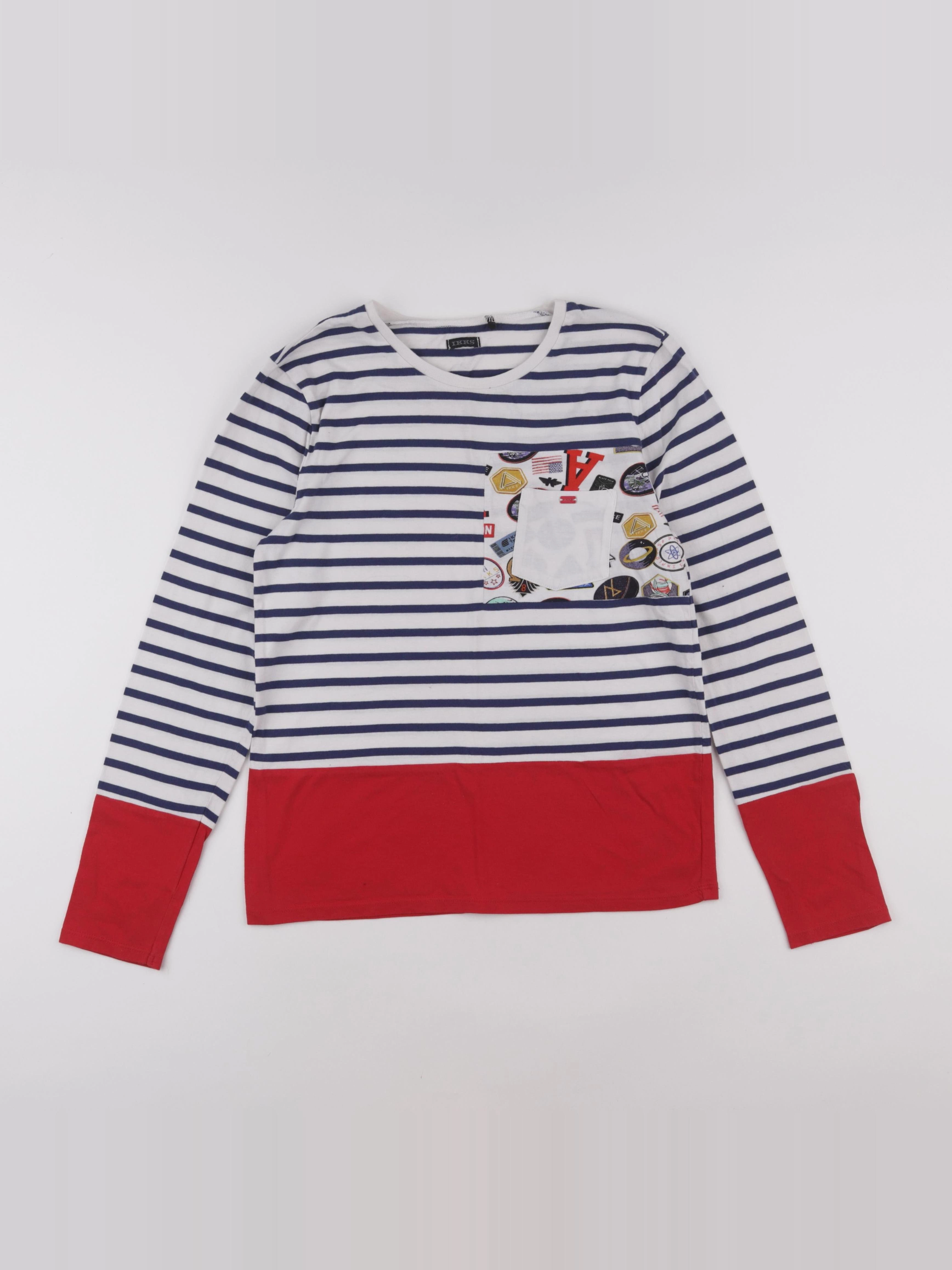 IKKS - tee-shirt multicolore - 14 ans