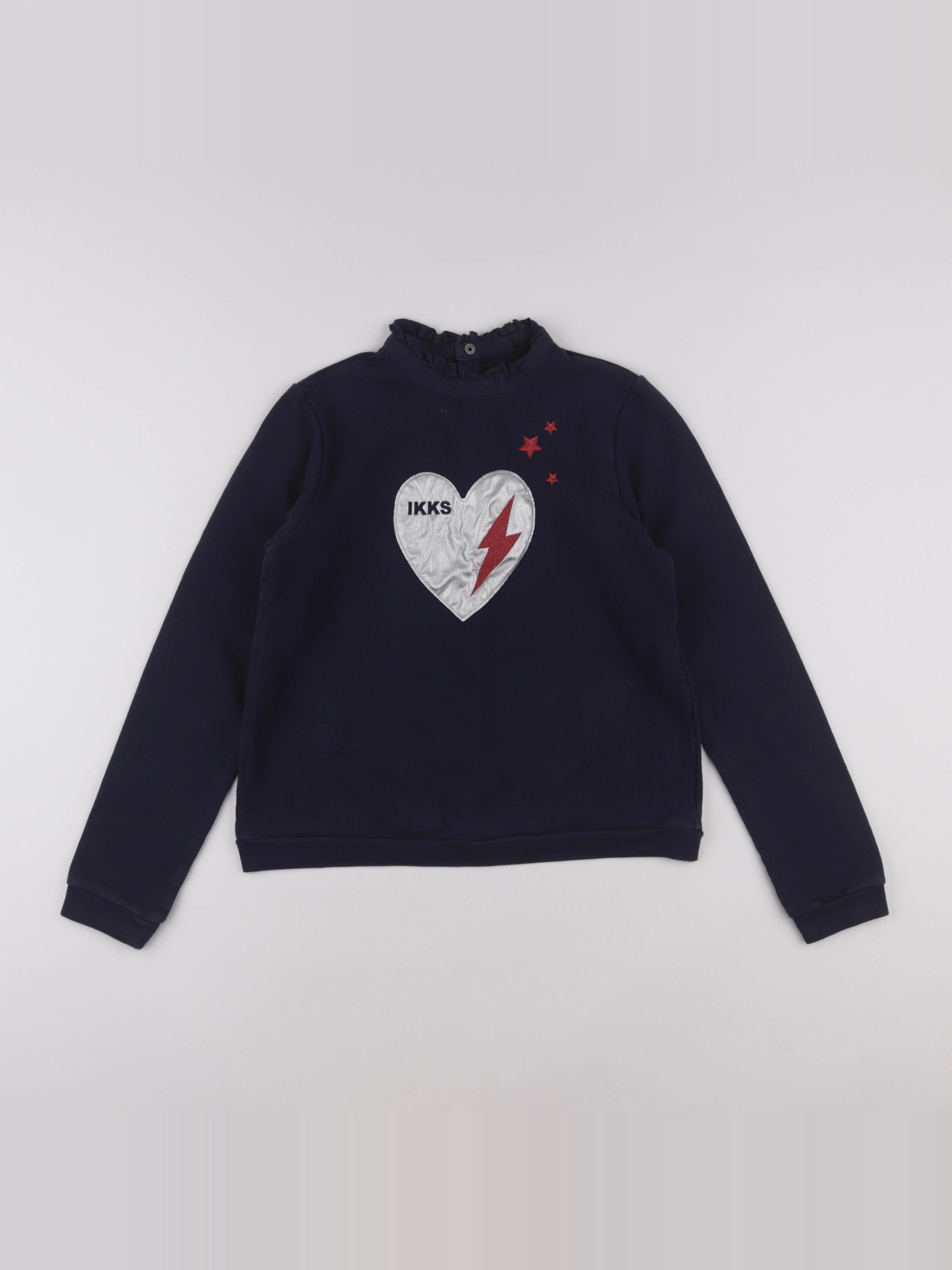 IKKS - sweat bleu - 14 ans
