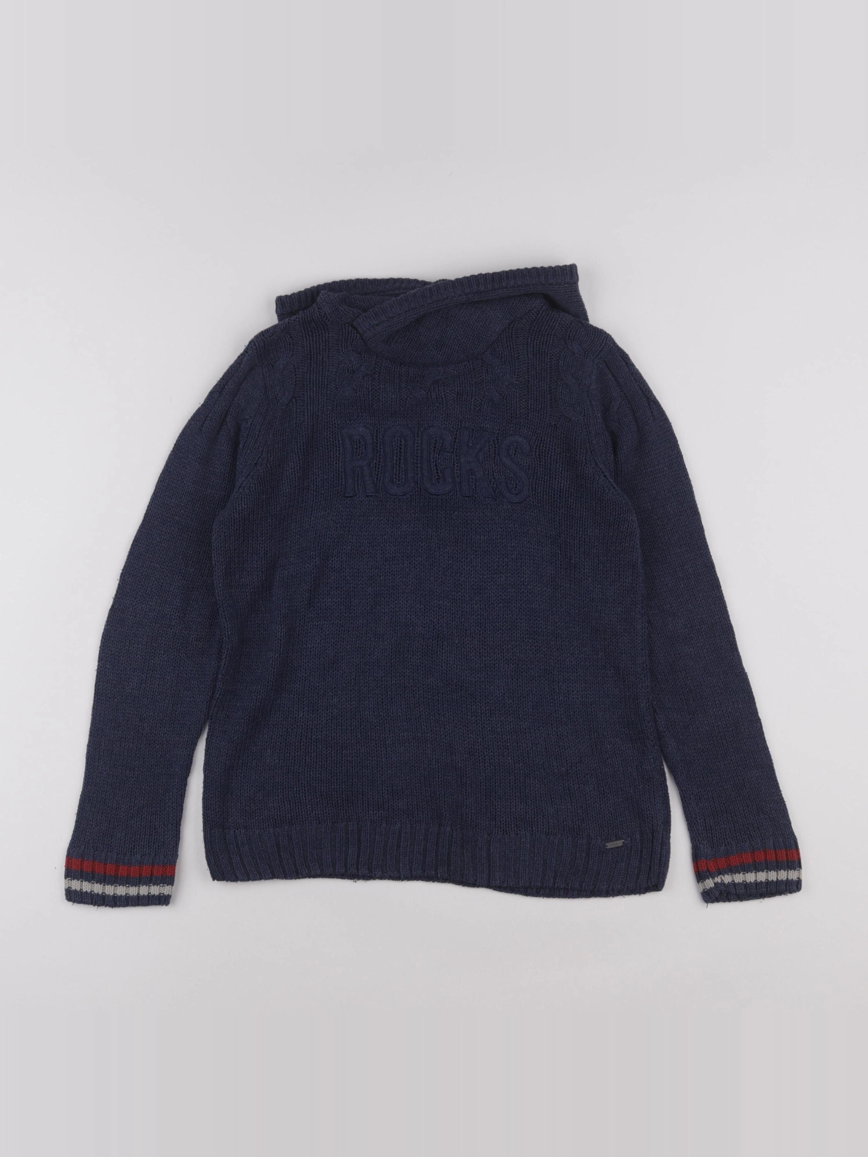 IKKS - pull bleu - 8 ans