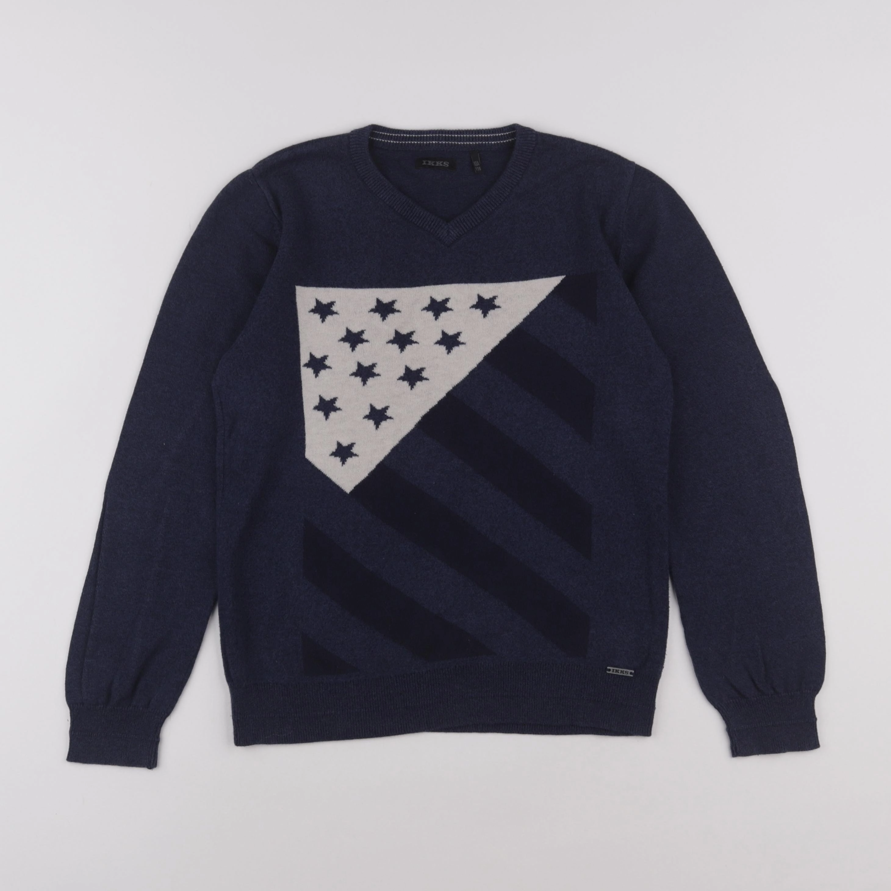 IKKS - pull bleu - 10 ans