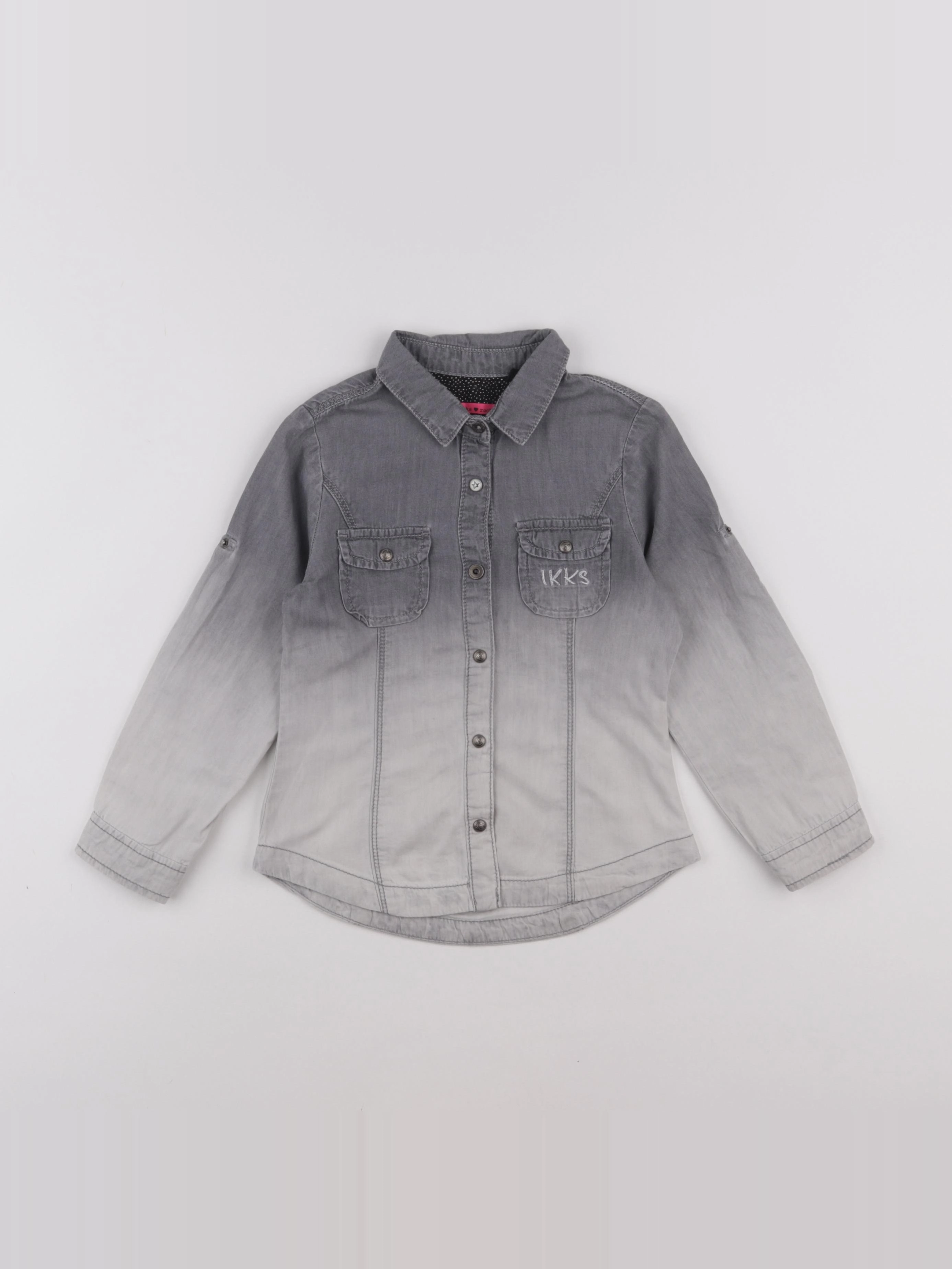 IKKS - chemise gris - 10 ans