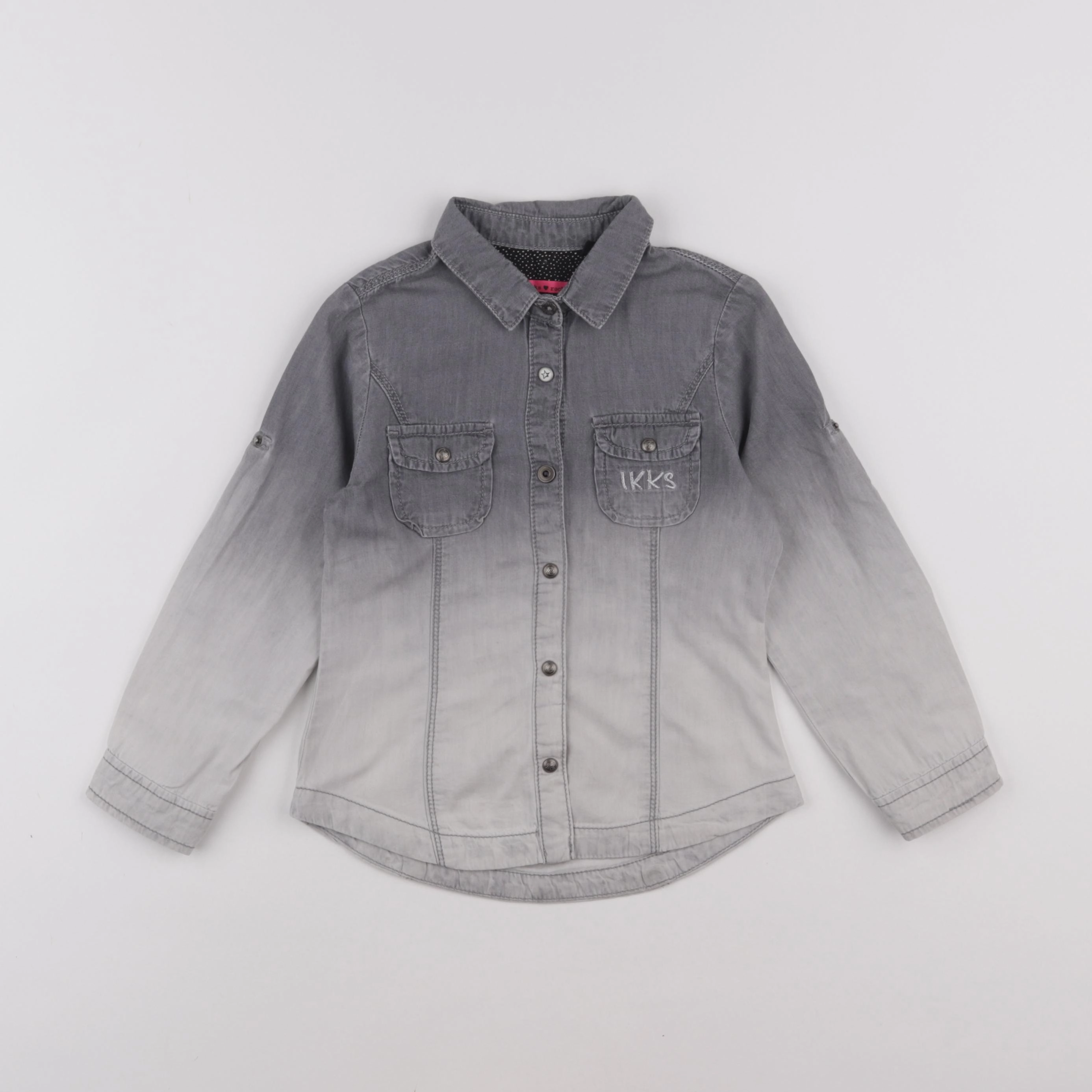 IKKS - chemise gris - 10 ans