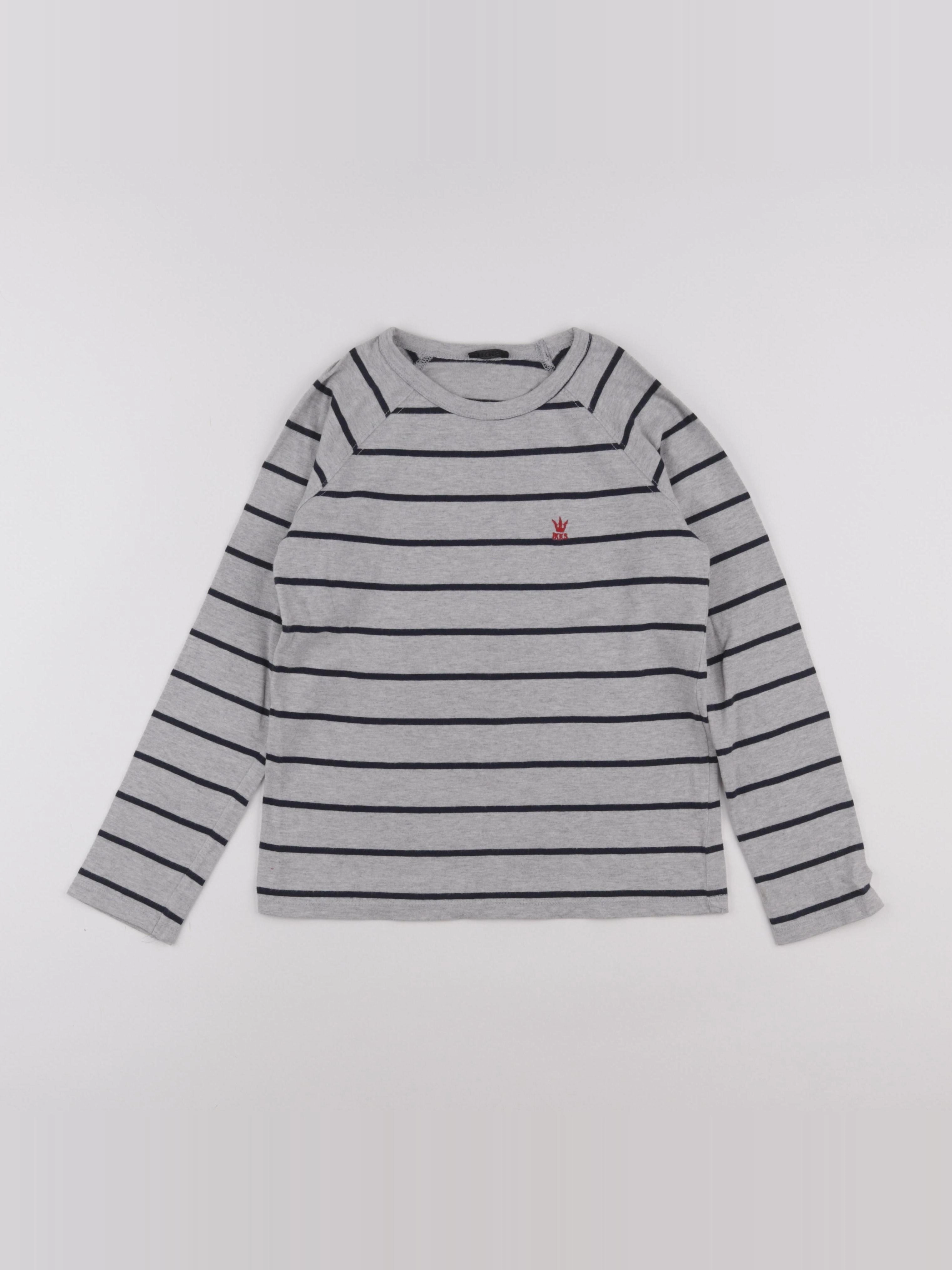 IKKS - tee-shirt gris - 8 ans