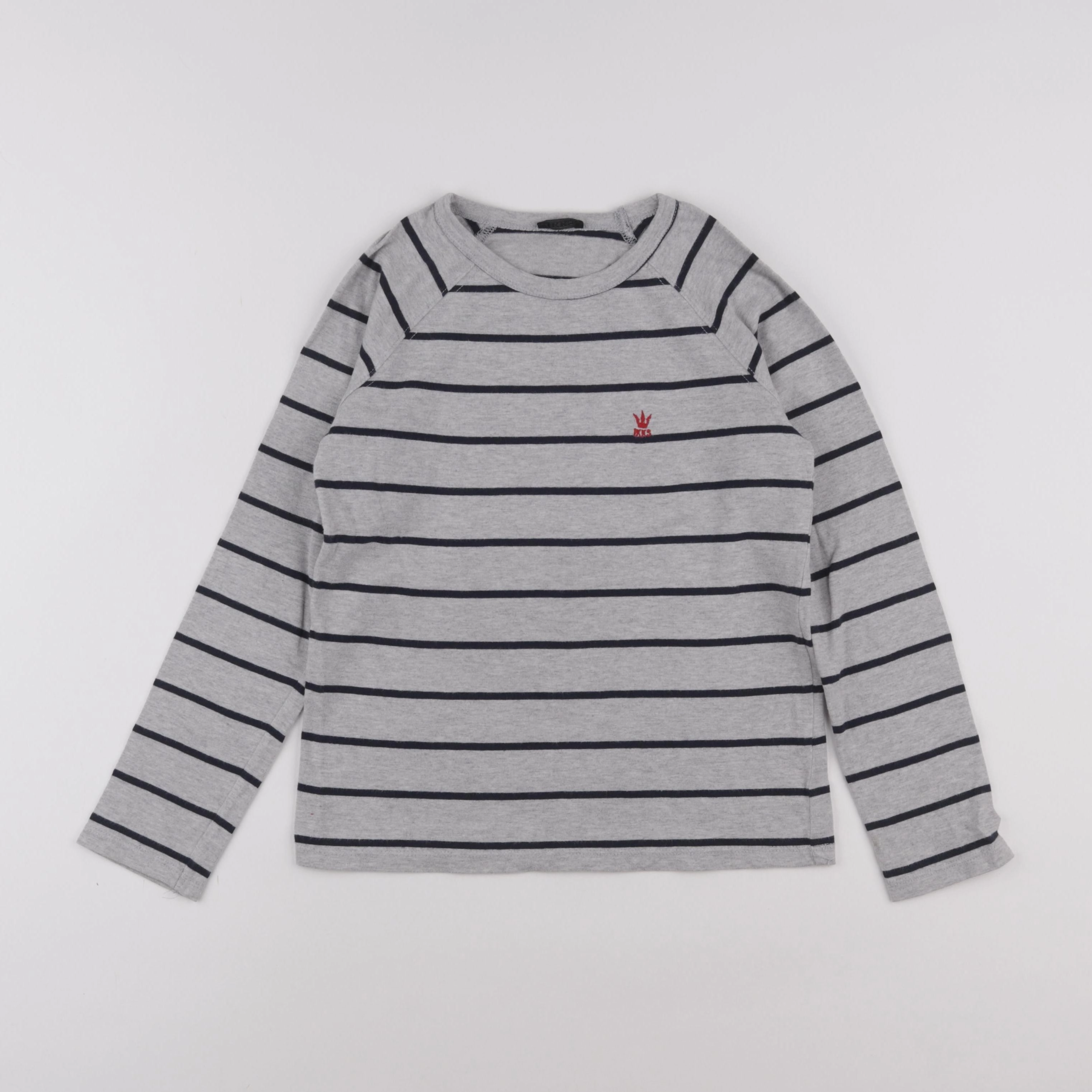 IKKS - tee-shirt gris - 8 ans
