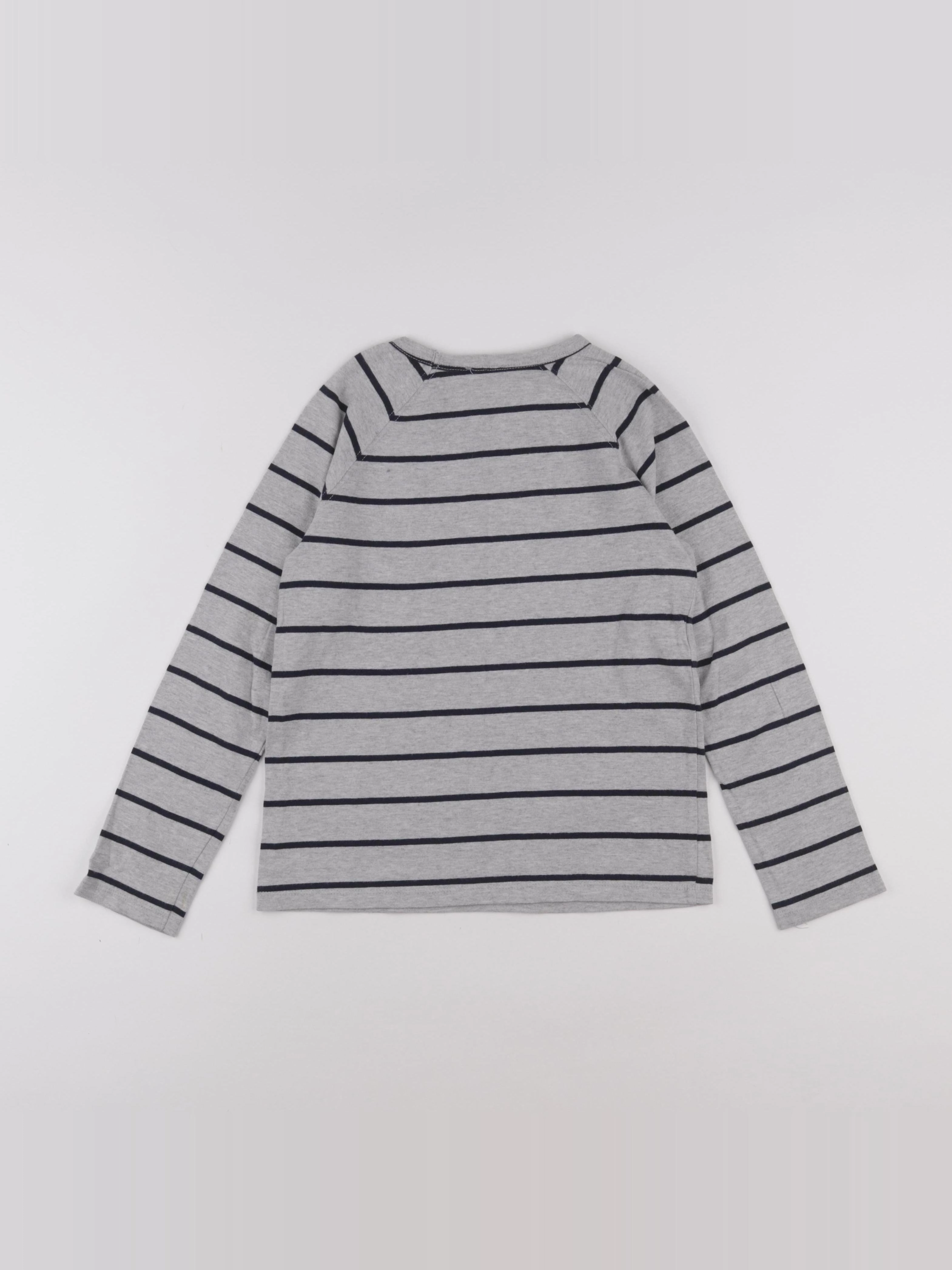 IKKS - tee-shirt gris - 8 ans