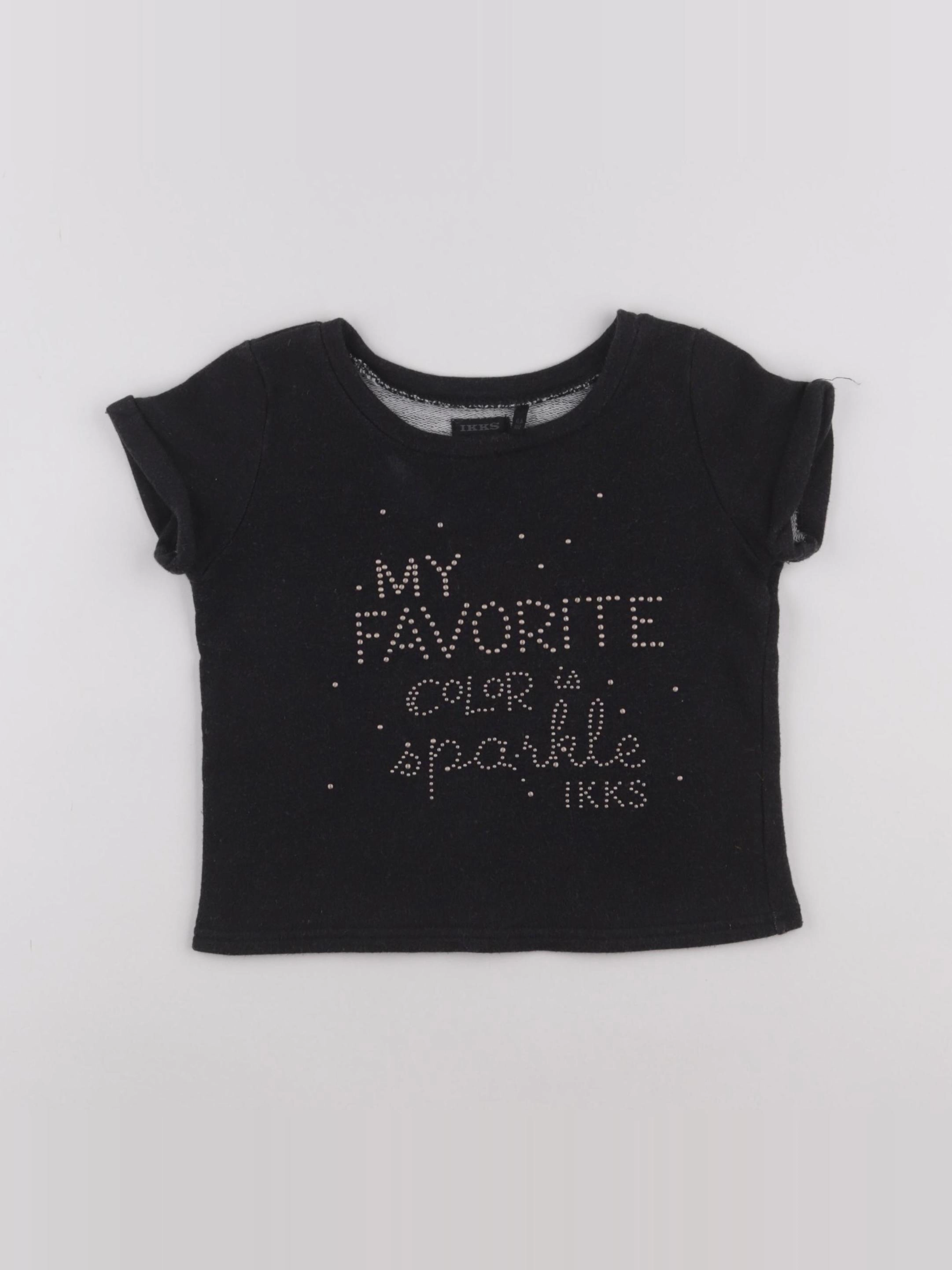 IKKS - tee-shirt noir - 4 ans