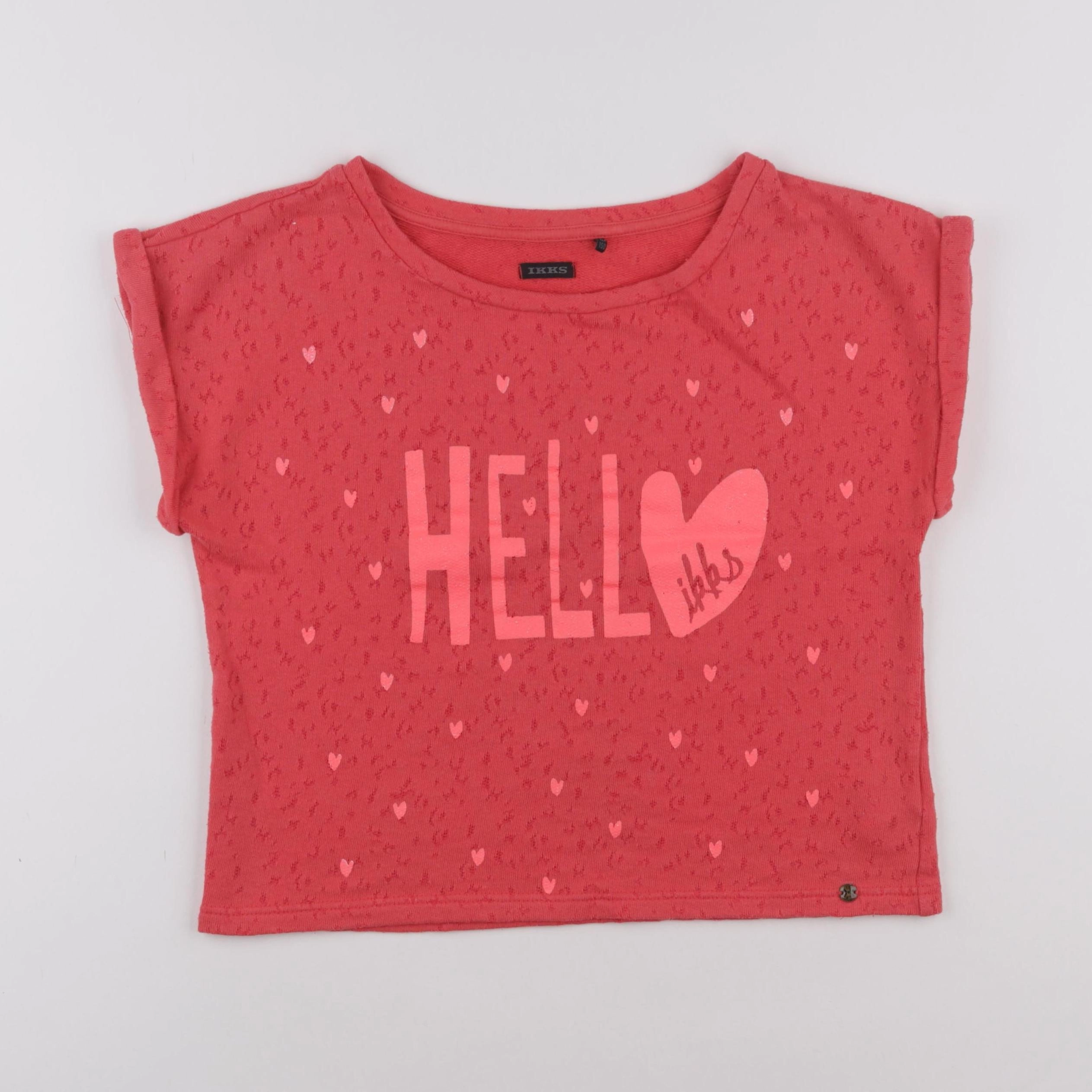 IKKS - tee-shirt rose - 12 ans