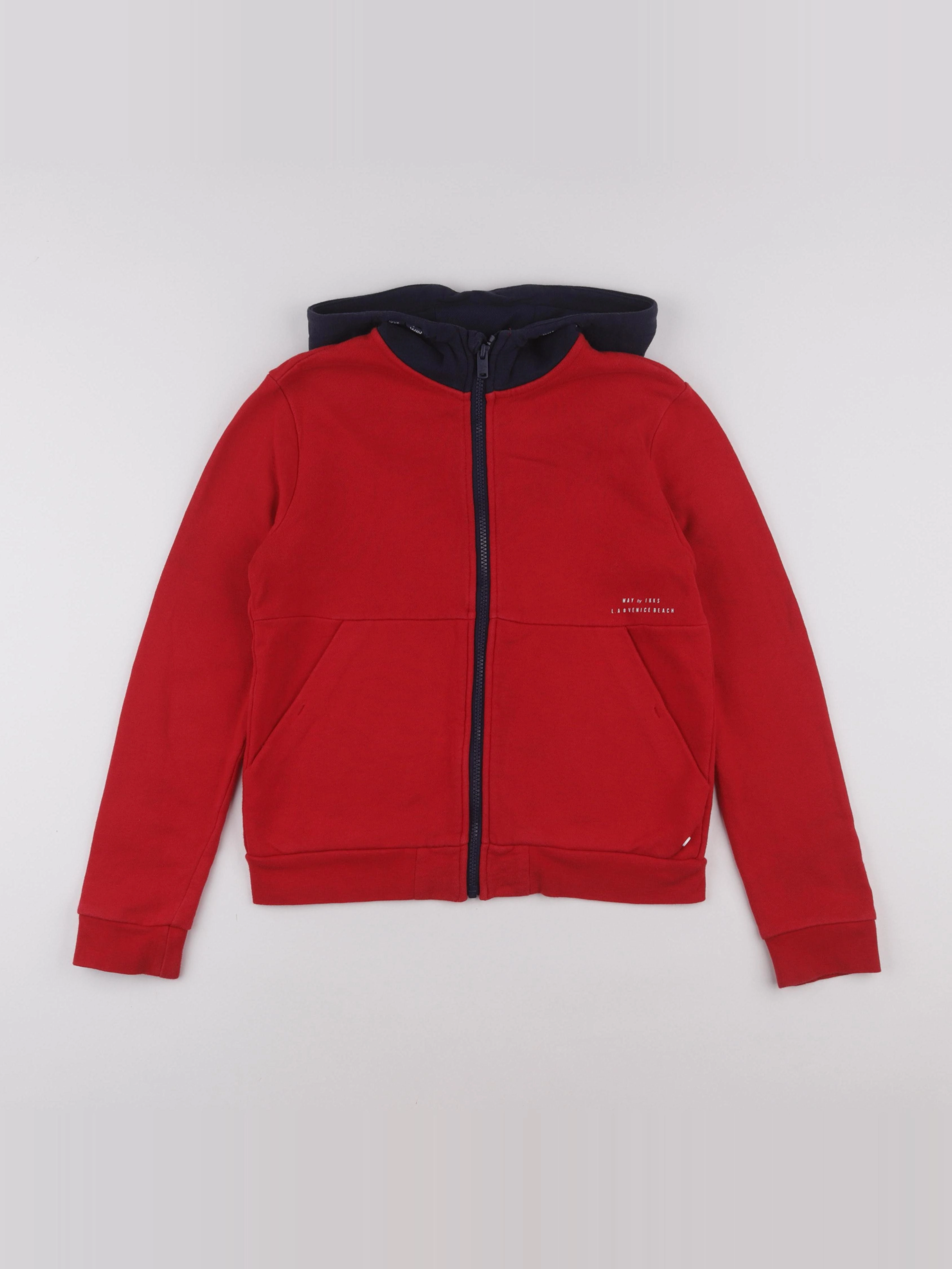 IKKS - sweat rouge - 12 ans
