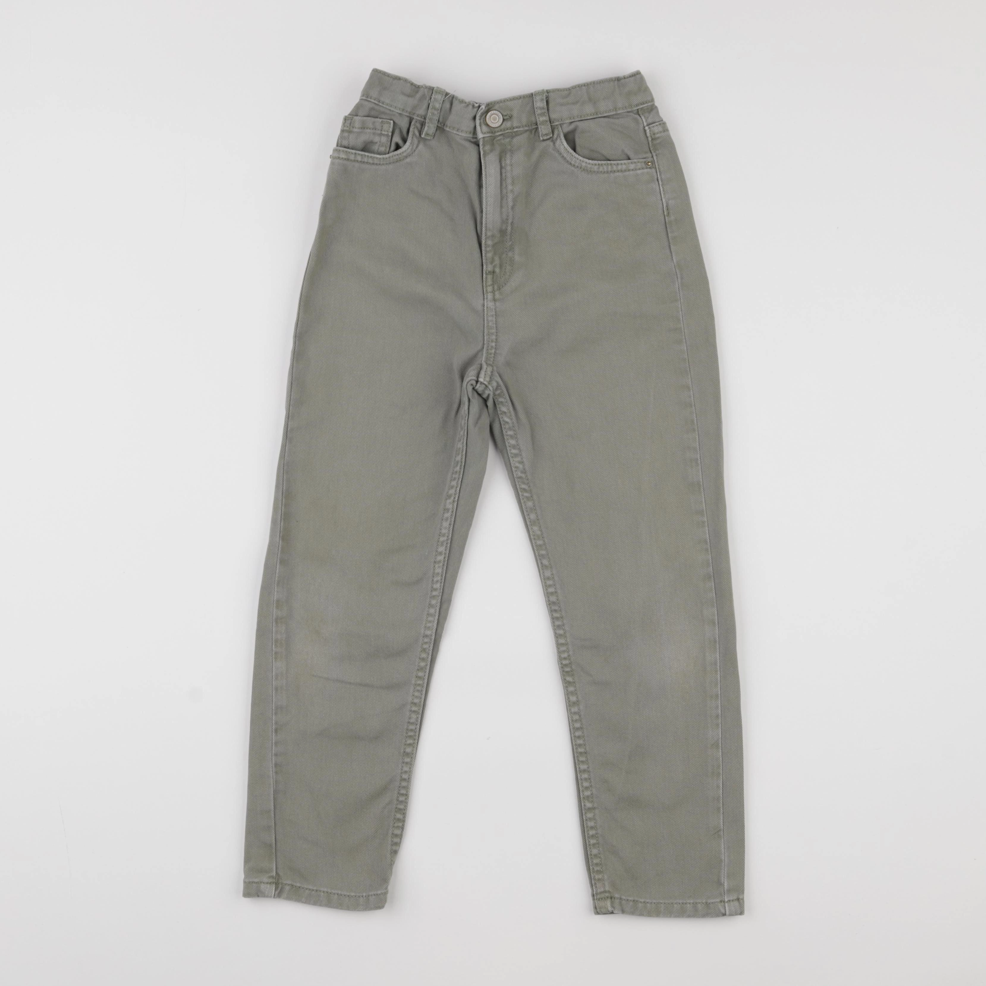 Vertbaudet - jean vert - 7 ans
