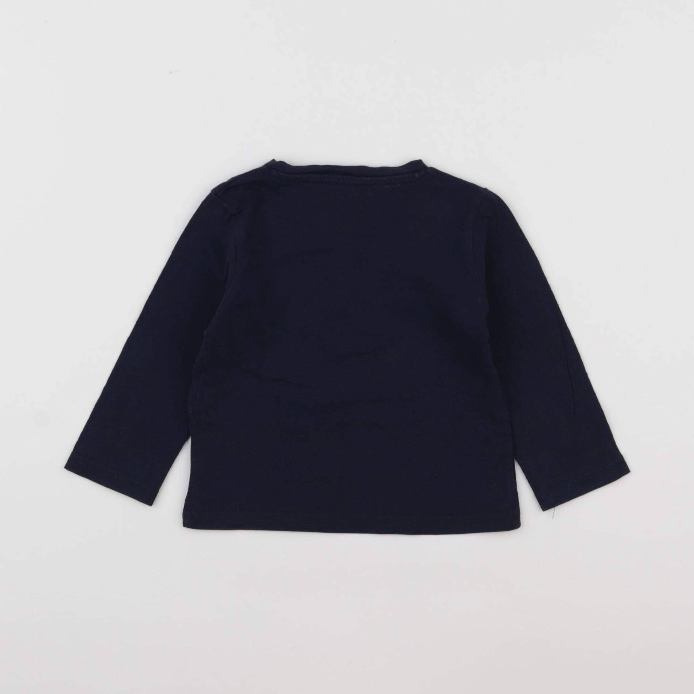 Vertbaudet - tee-shirt bleu - 9 mois
