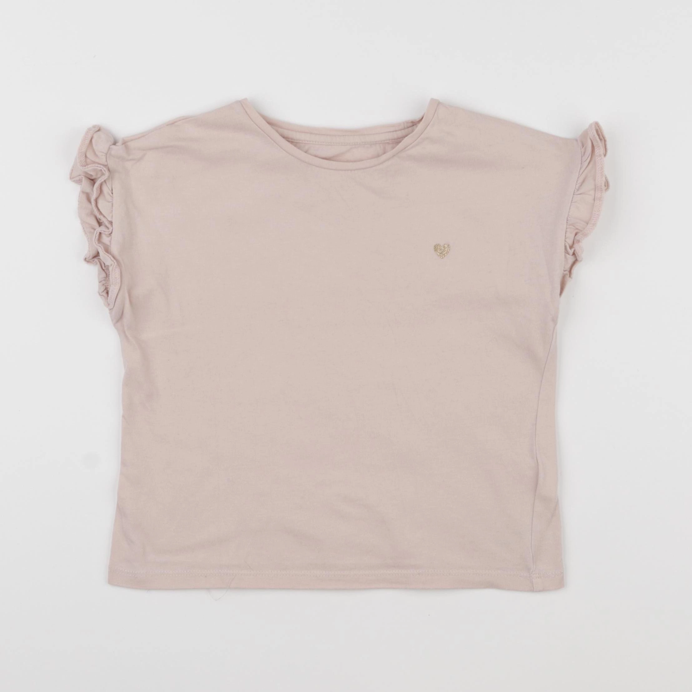 Vertbaudet - tee-shirt rose - 7 ans