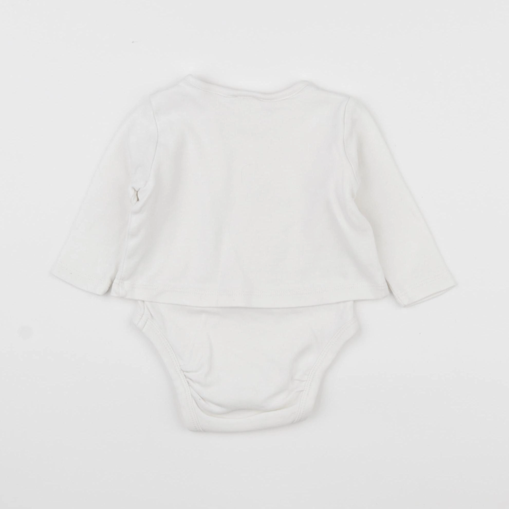 Zara - body tee-shirt blanc - 1/3 mois