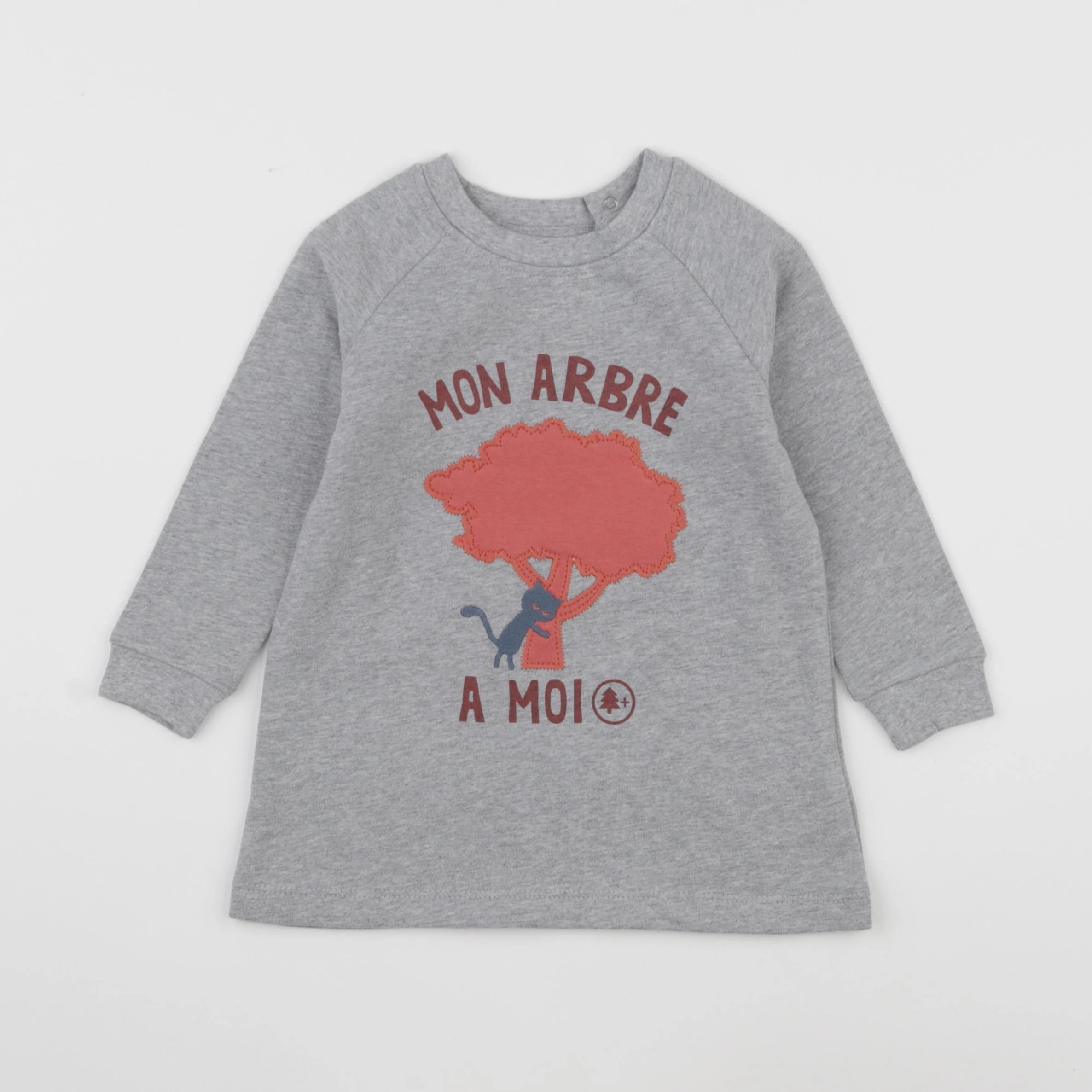 La queue du chat - robe gris - 12 mois