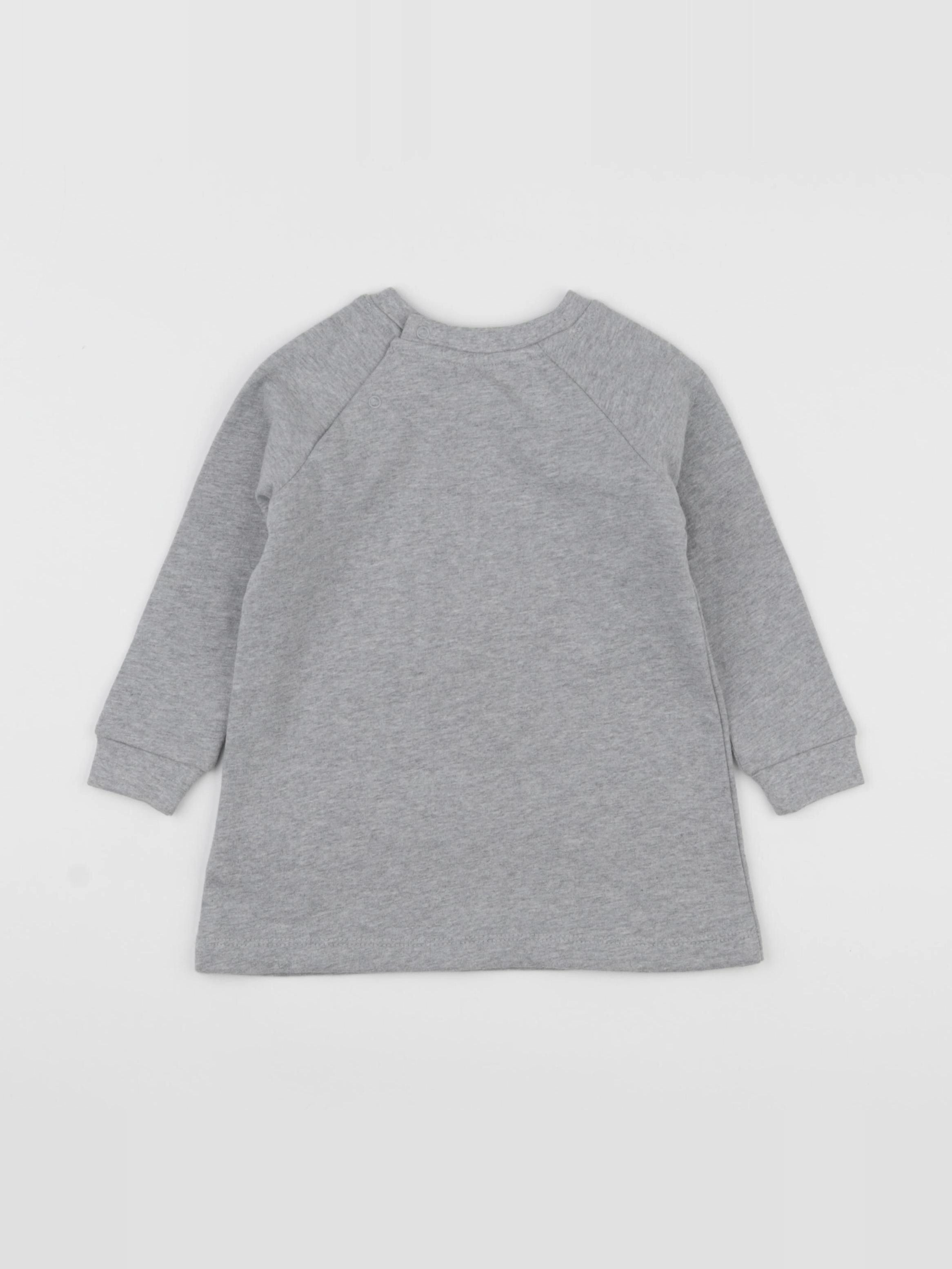 La queue du chat - robe gris - 12 mois