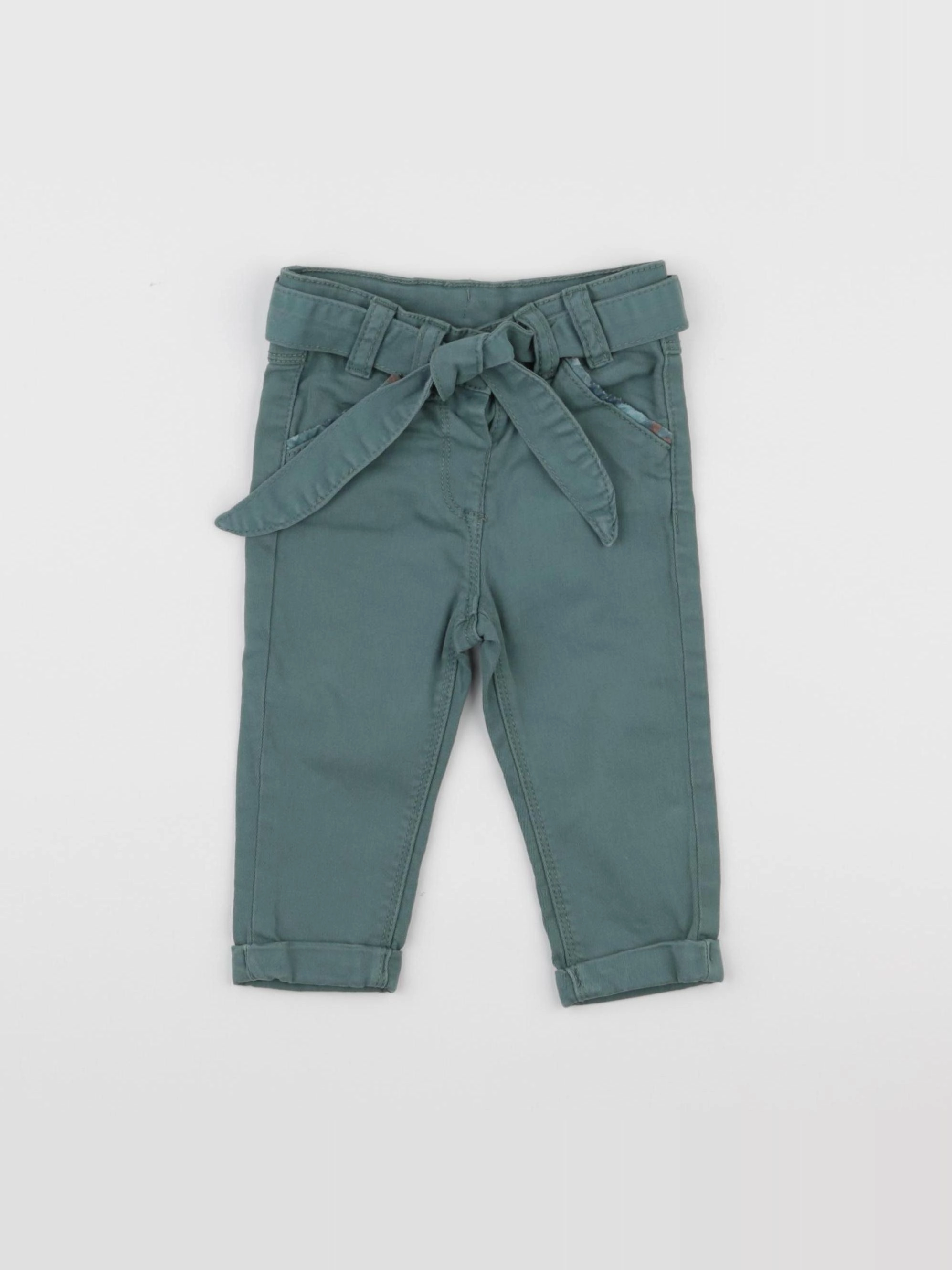 Tape à l'oeil - pantalon vert - 9 mois