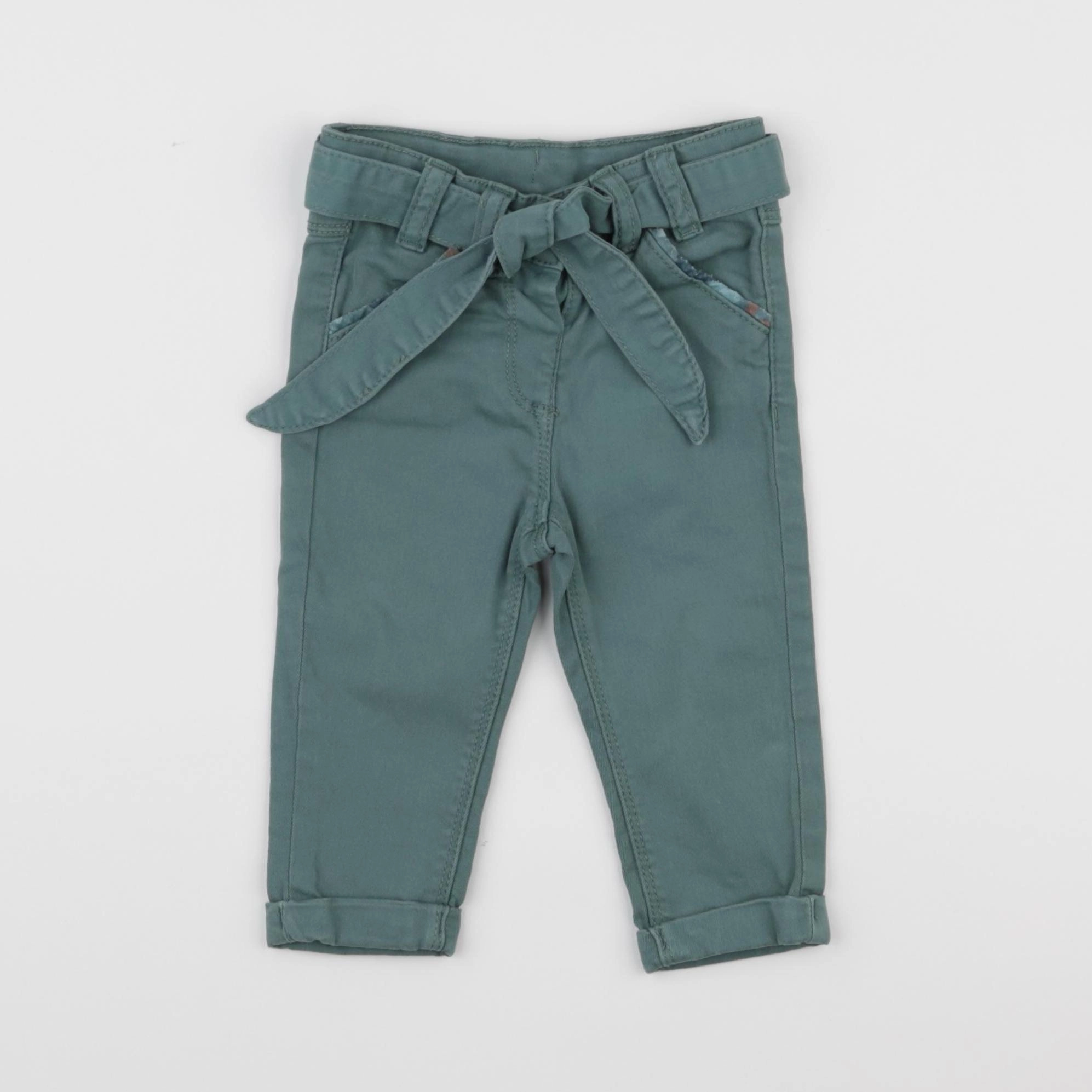 Tape à l'oeil - pantalon vert - 9 mois