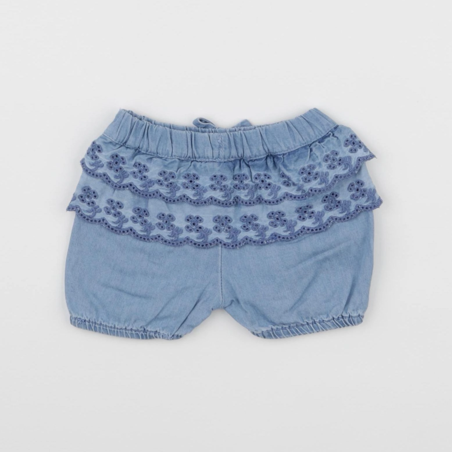 Carrément Beau - short bleu - 3 mois