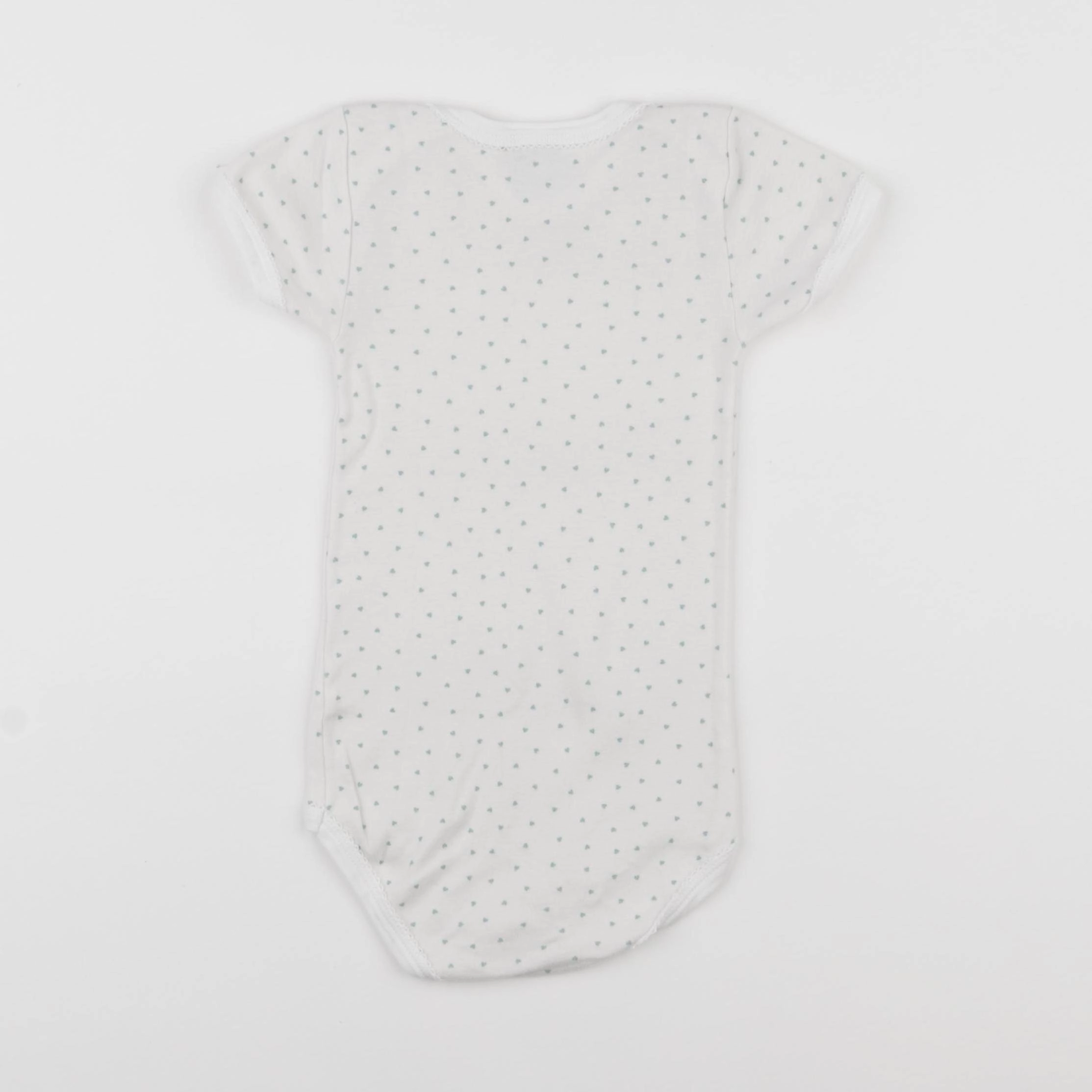 Petit Bateau - body blanc, vert - 24 mois