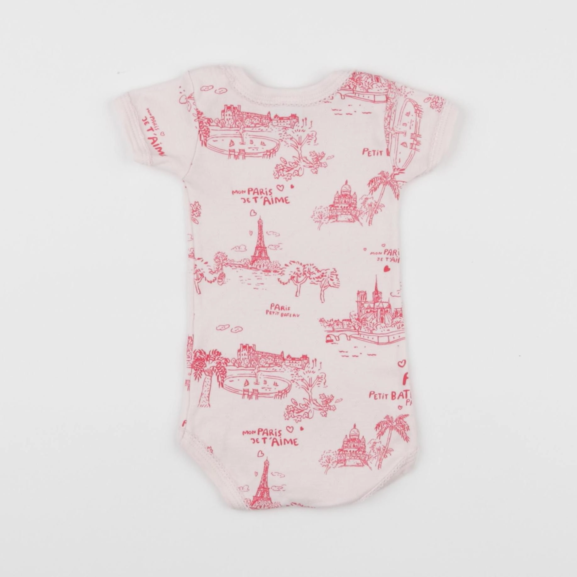 Petit Bateau - body rose - 3 mois