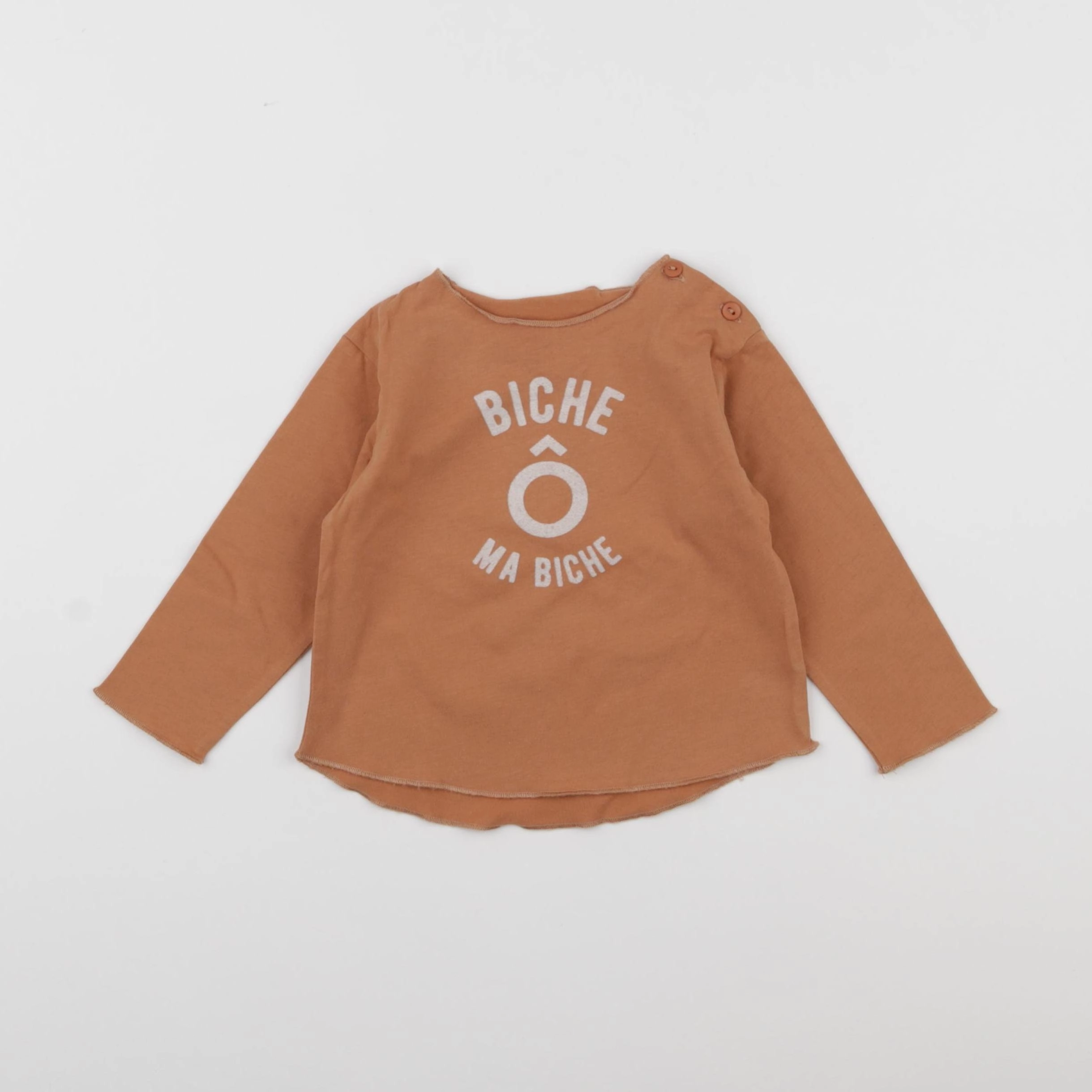 Arsène et les pipelettes - tee-shirt marron - 18 mois