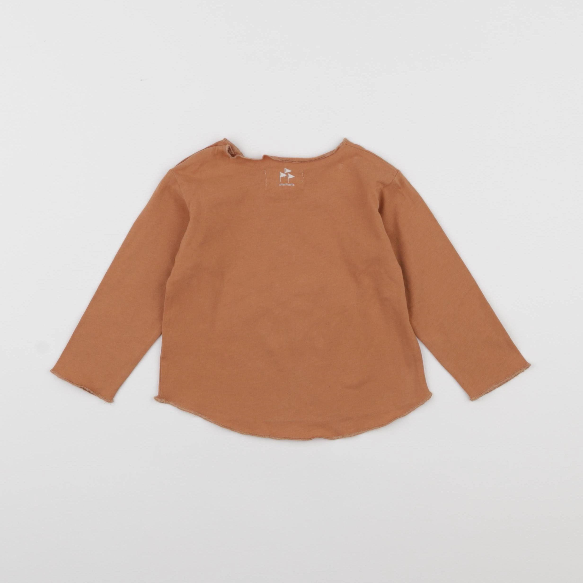 Arsène et les pipelettes - tee-shirt marron - 18 mois