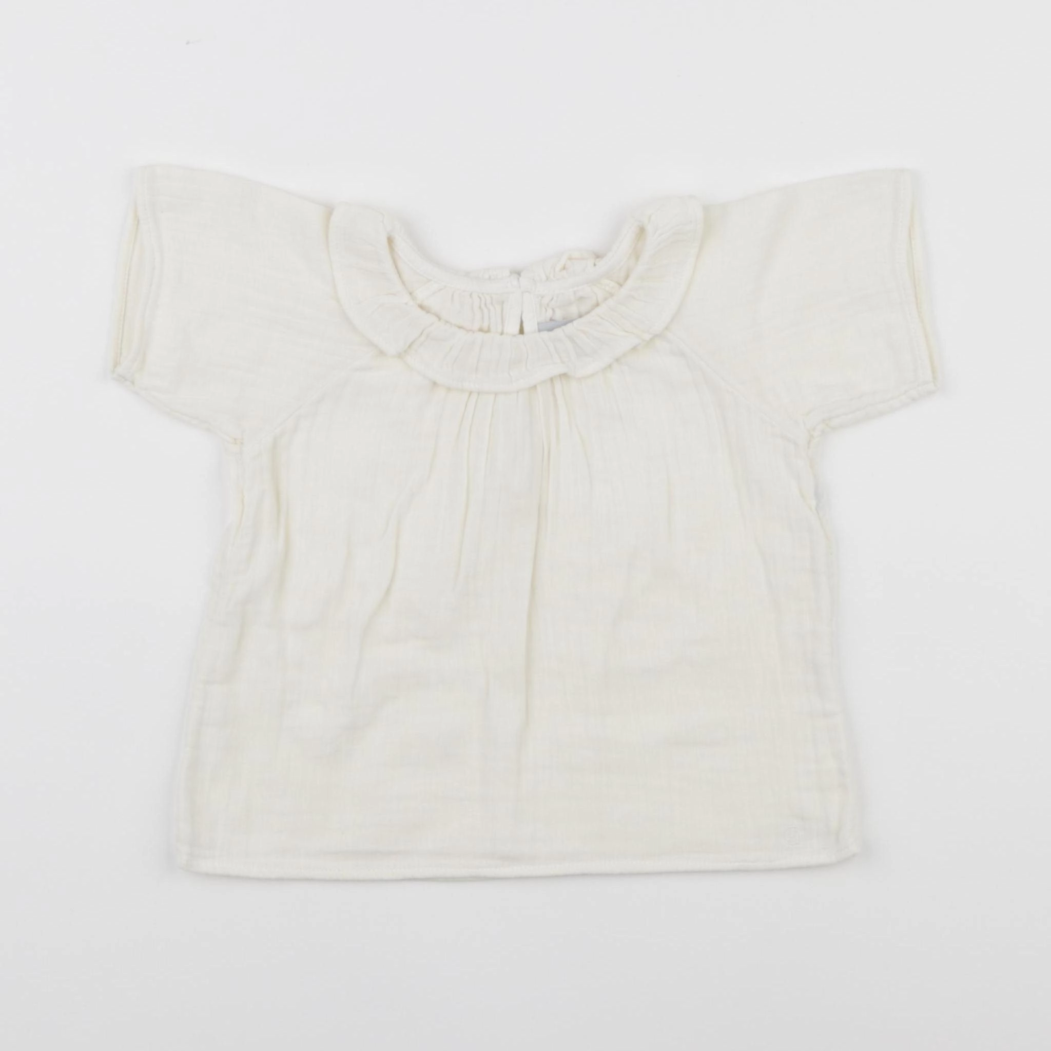 Petit Bateau - blouse beige - 12 mois