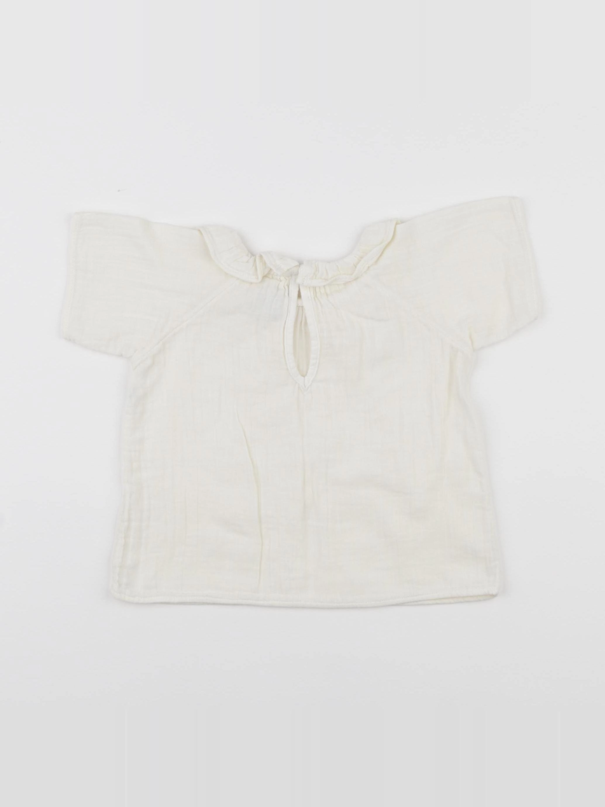 Petit Bateau - blouse beige - 12 mois