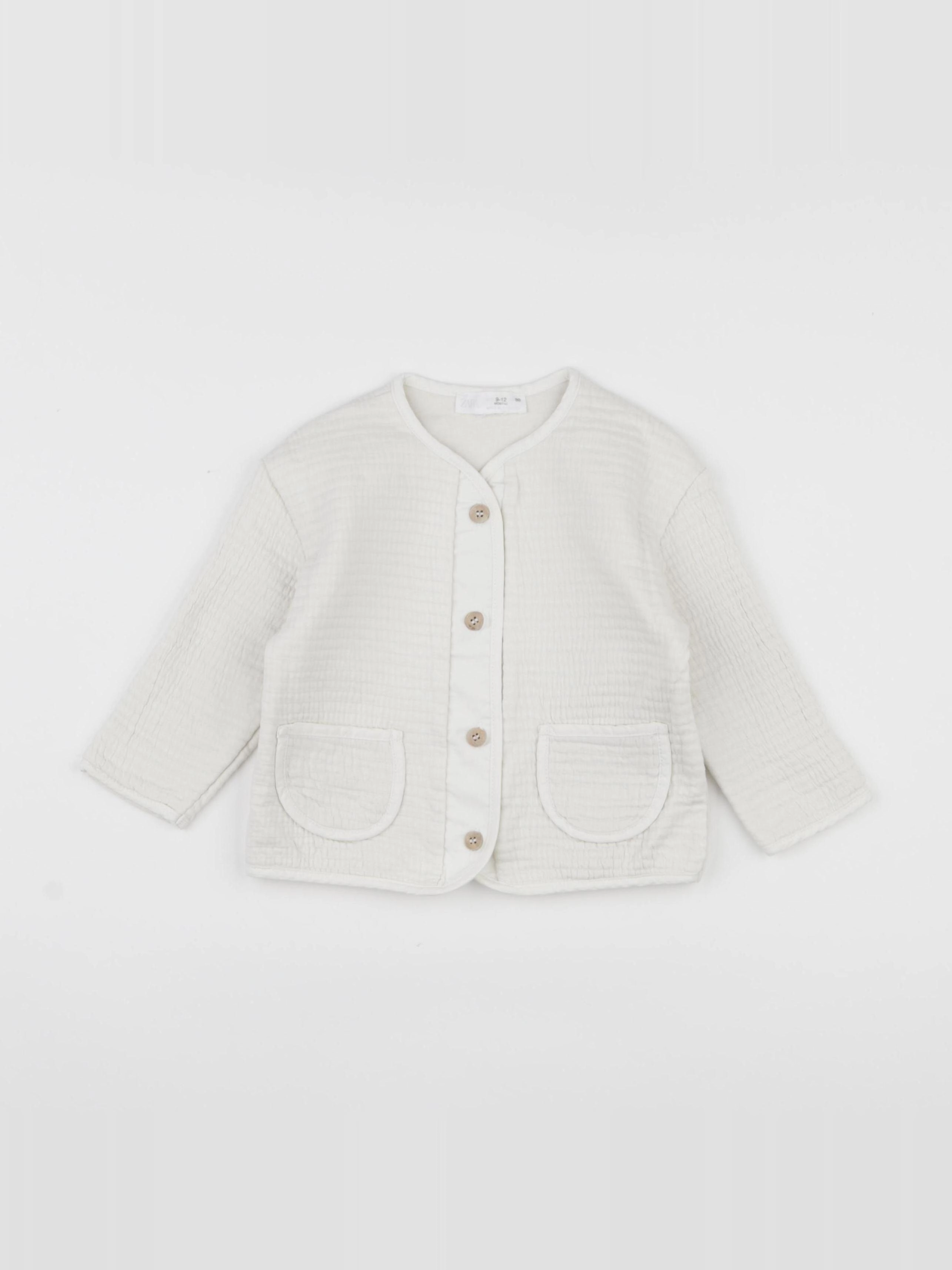 Zara - veste beige - 9/12 mois