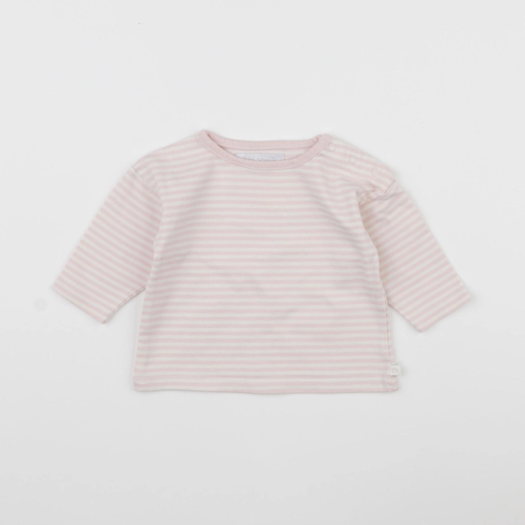 Cadet Rousselle - tee-shirt rose - 6 mois