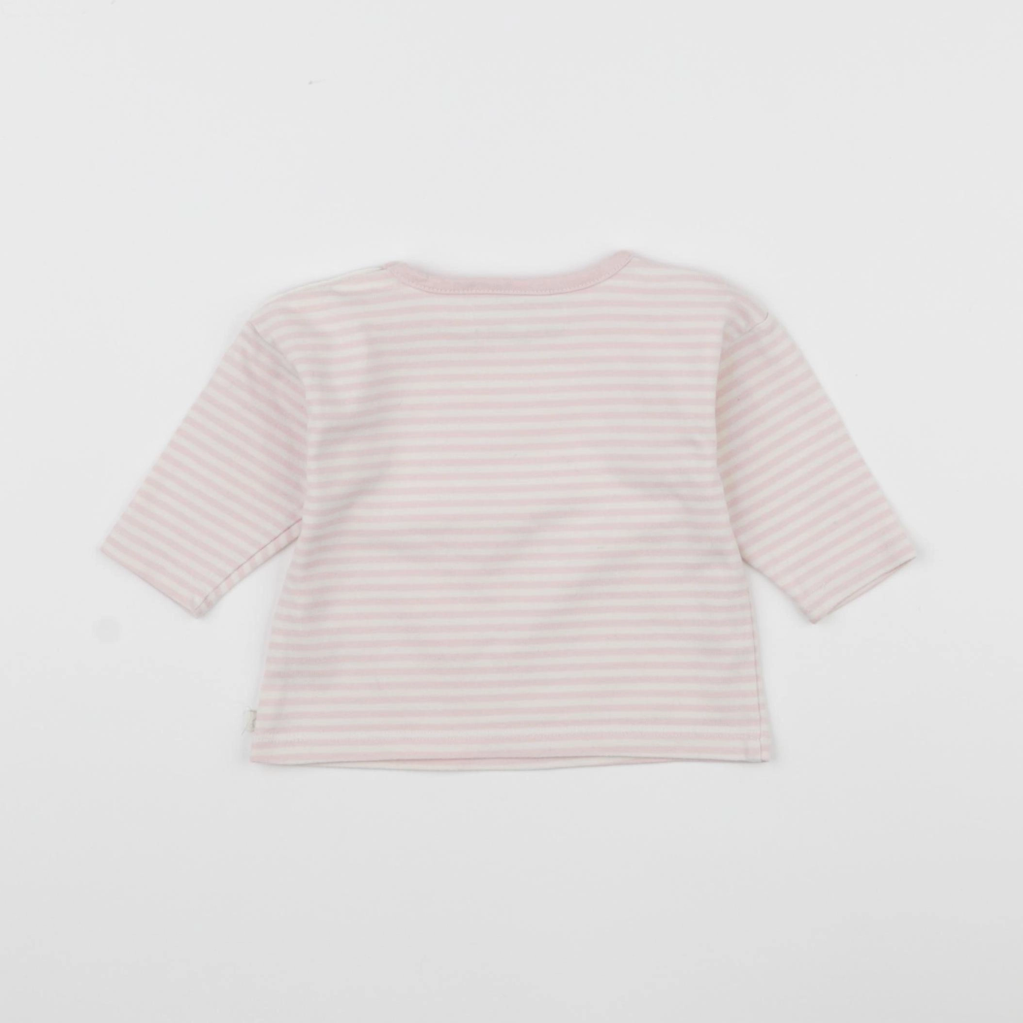 Cadet Rousselle - tee-shirt rose - 6 mois