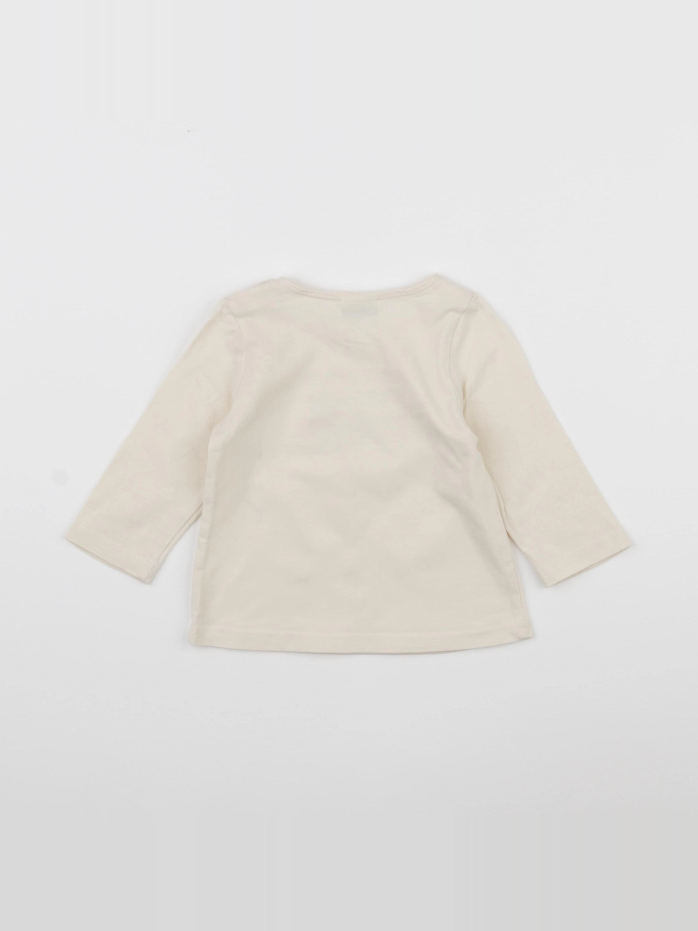 Tape à l'oeil - tee-shirt beige - 9 mois