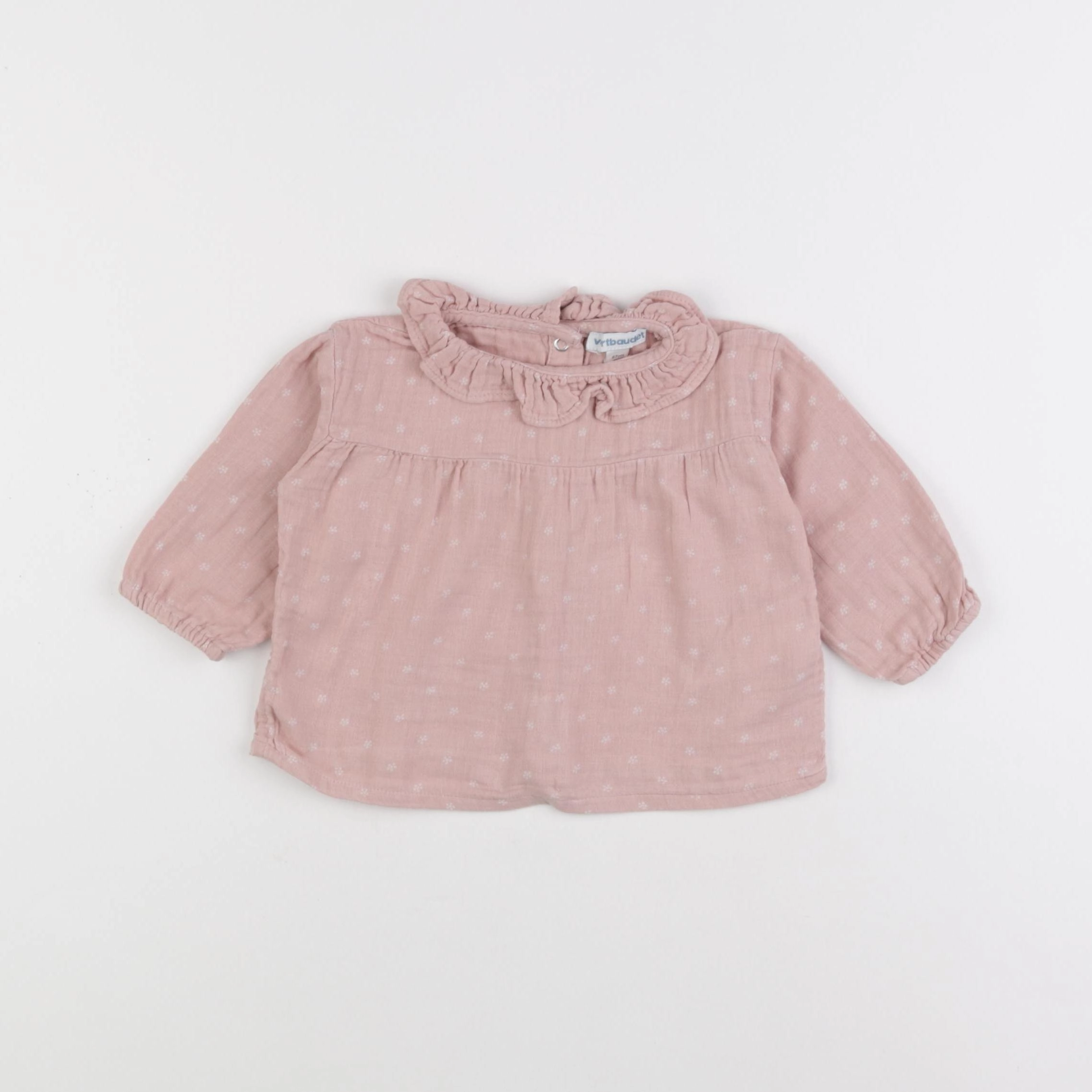 Vertbaudet - blouse rose - 6 mois