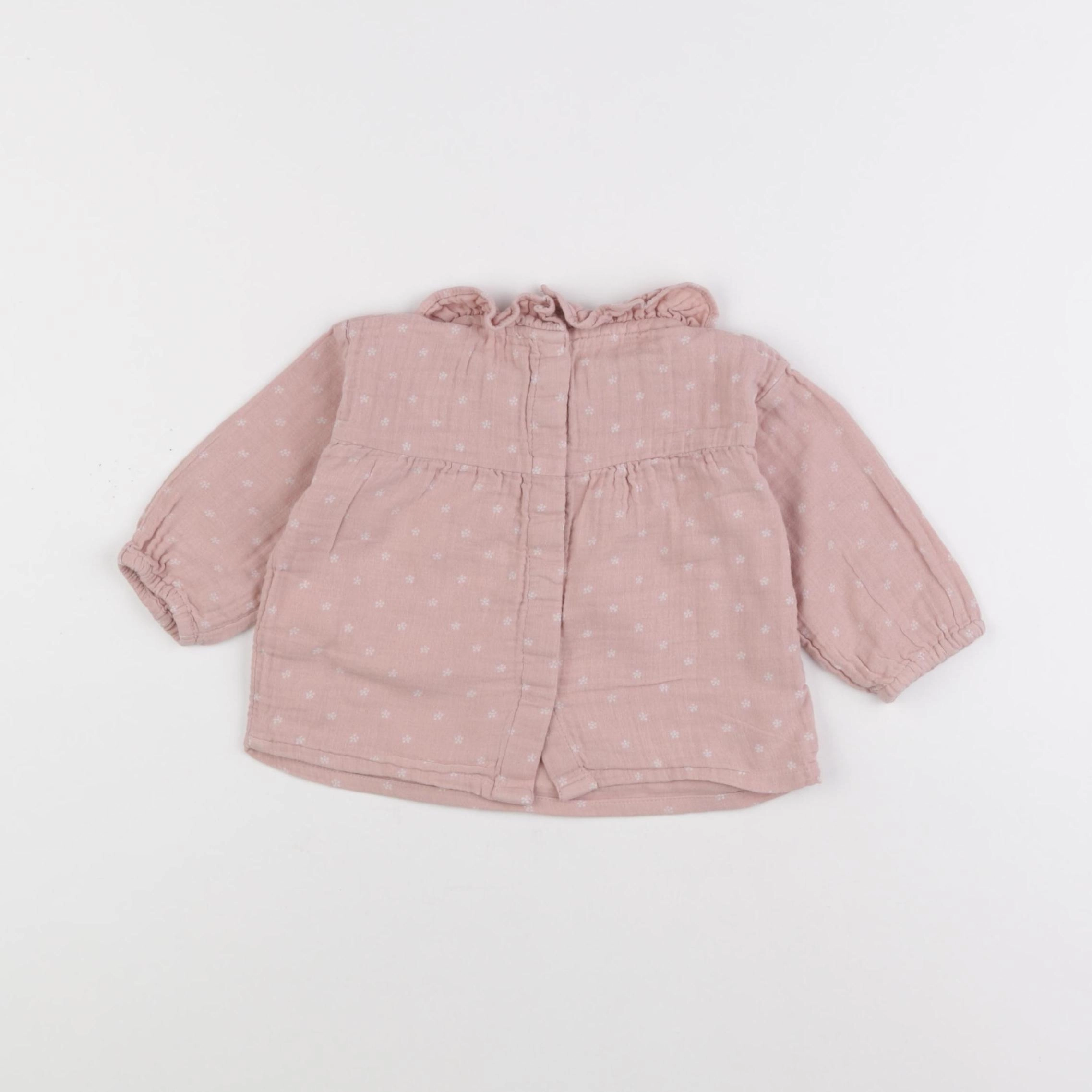 Vertbaudet - blouse rose - 6 mois