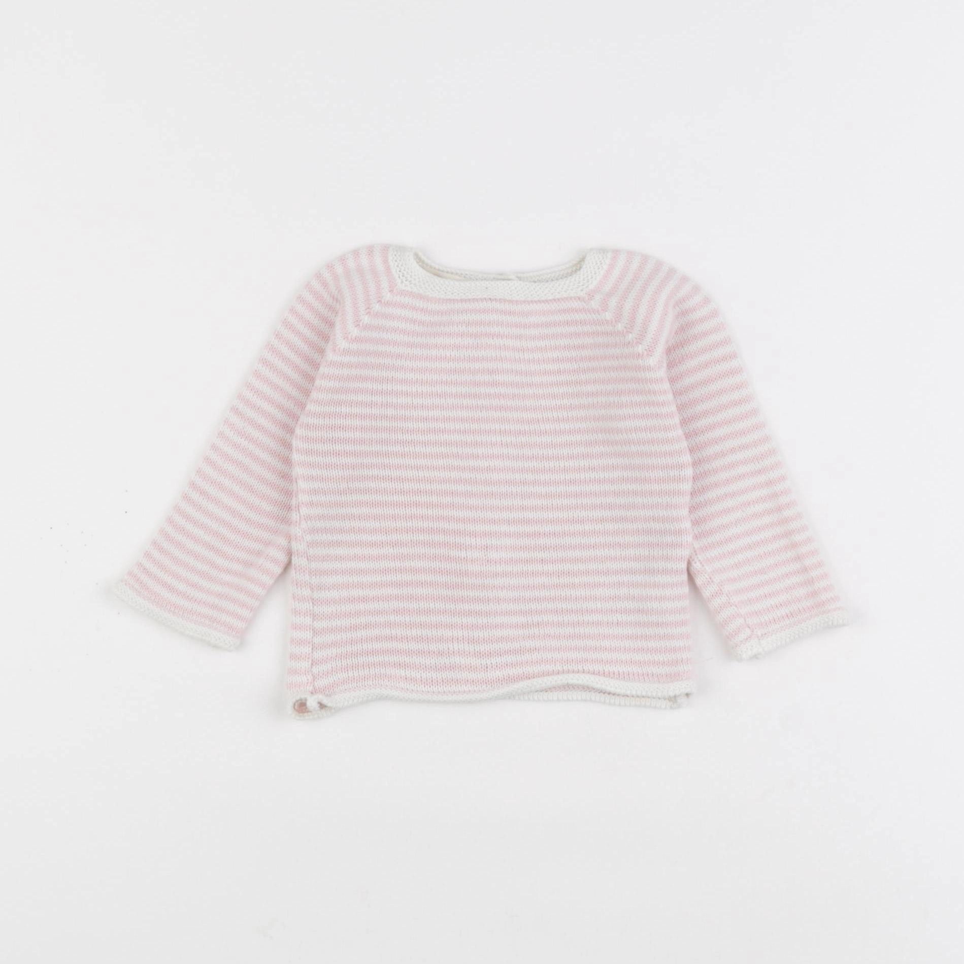 Dona Carmen - pull rose - 3 mois